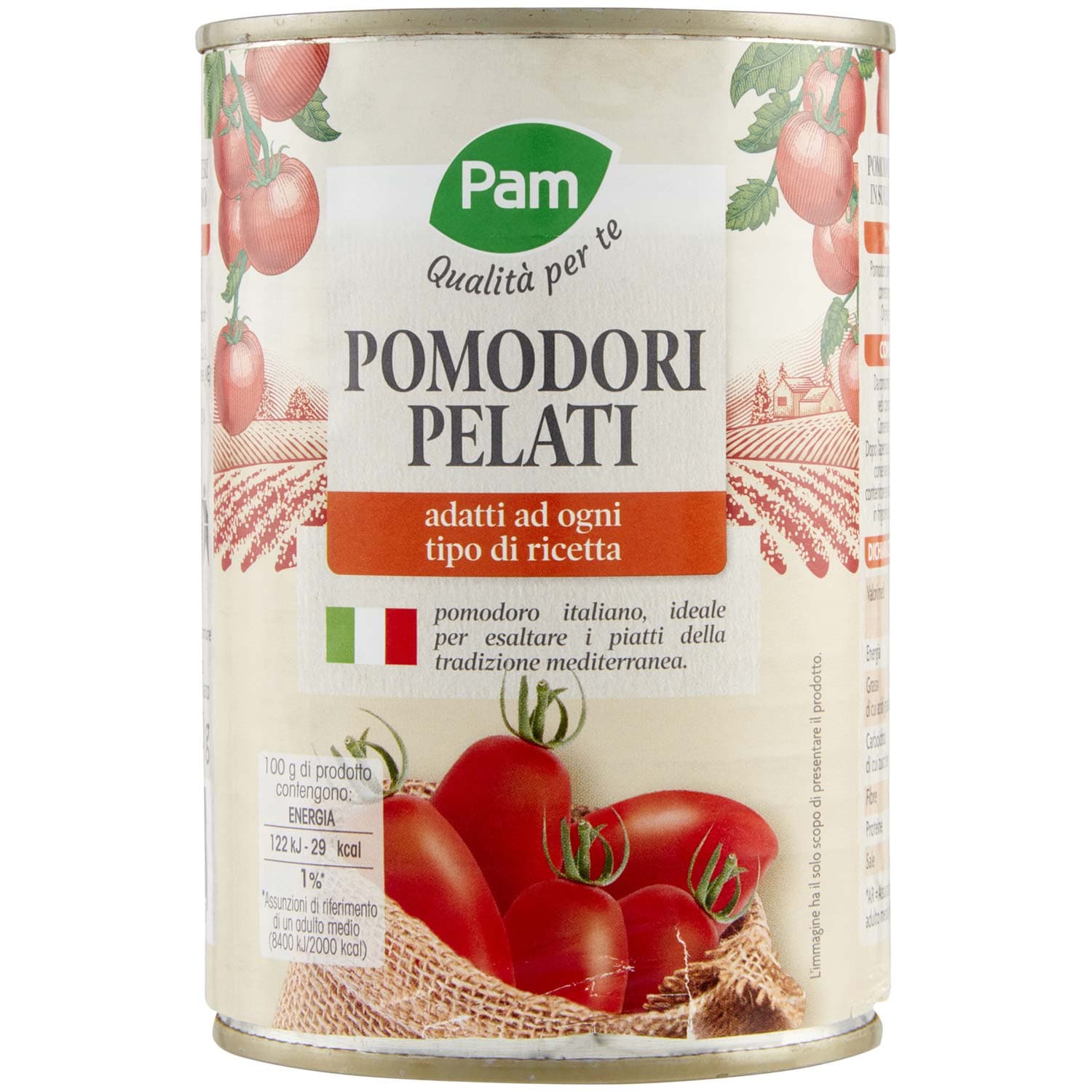 PAM PANORAMA Pomodori Pelati Interi 400 g – immagine 5