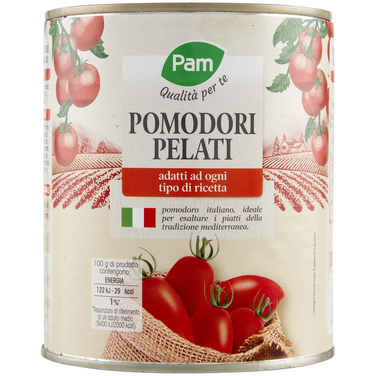 PAM PANORAMA Pomodori Pelati Interi 800 g – immagine 3