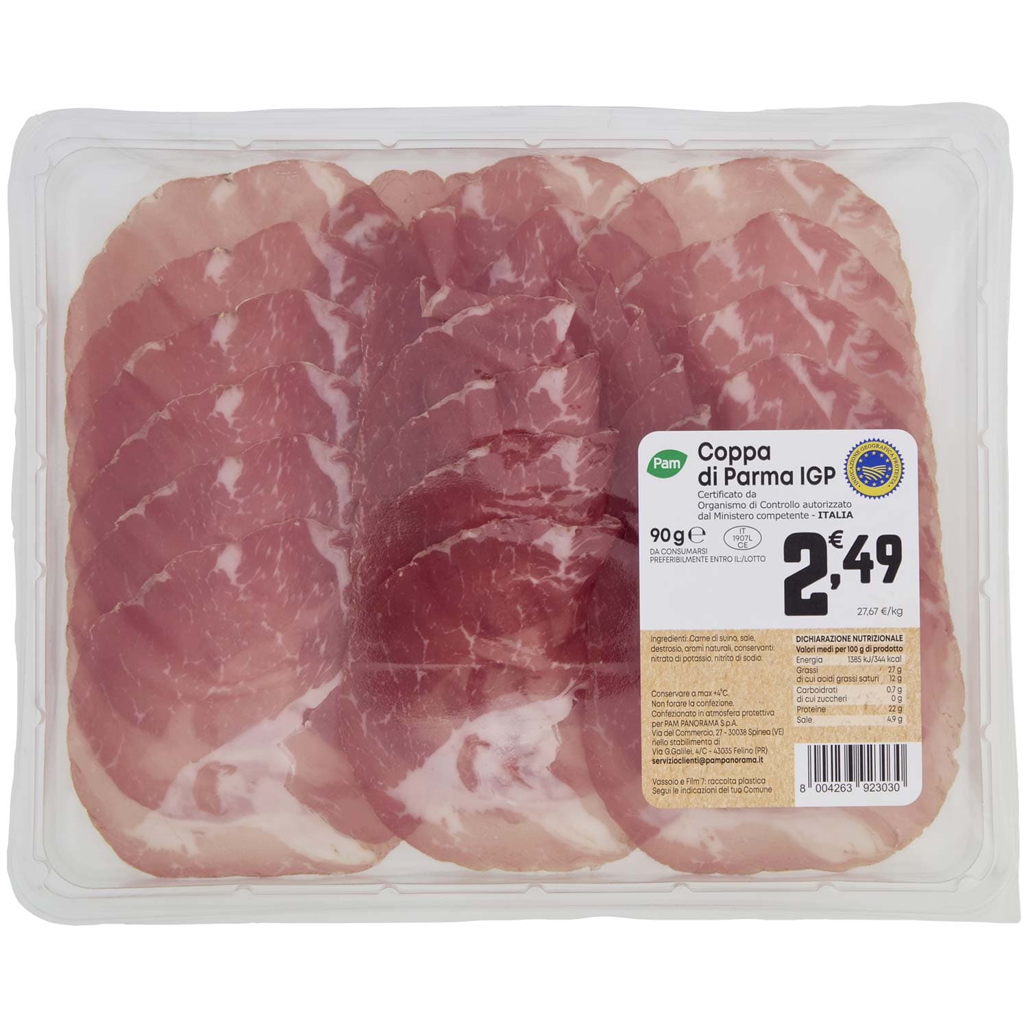 PAM Coppa di Parma IGP 90 g – immagine 3