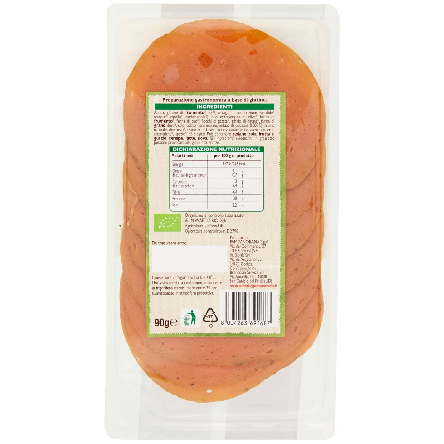 BIO Affettato vegetale delicato Biologico 90 g – immagine 5