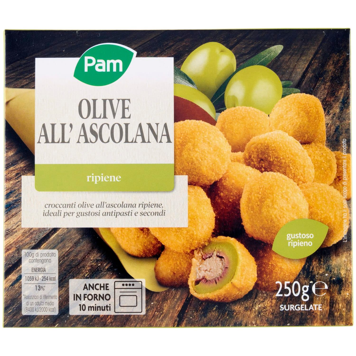 PAM PANORAMA Olive all'Ascolana surgelate 250 g – immagine 3