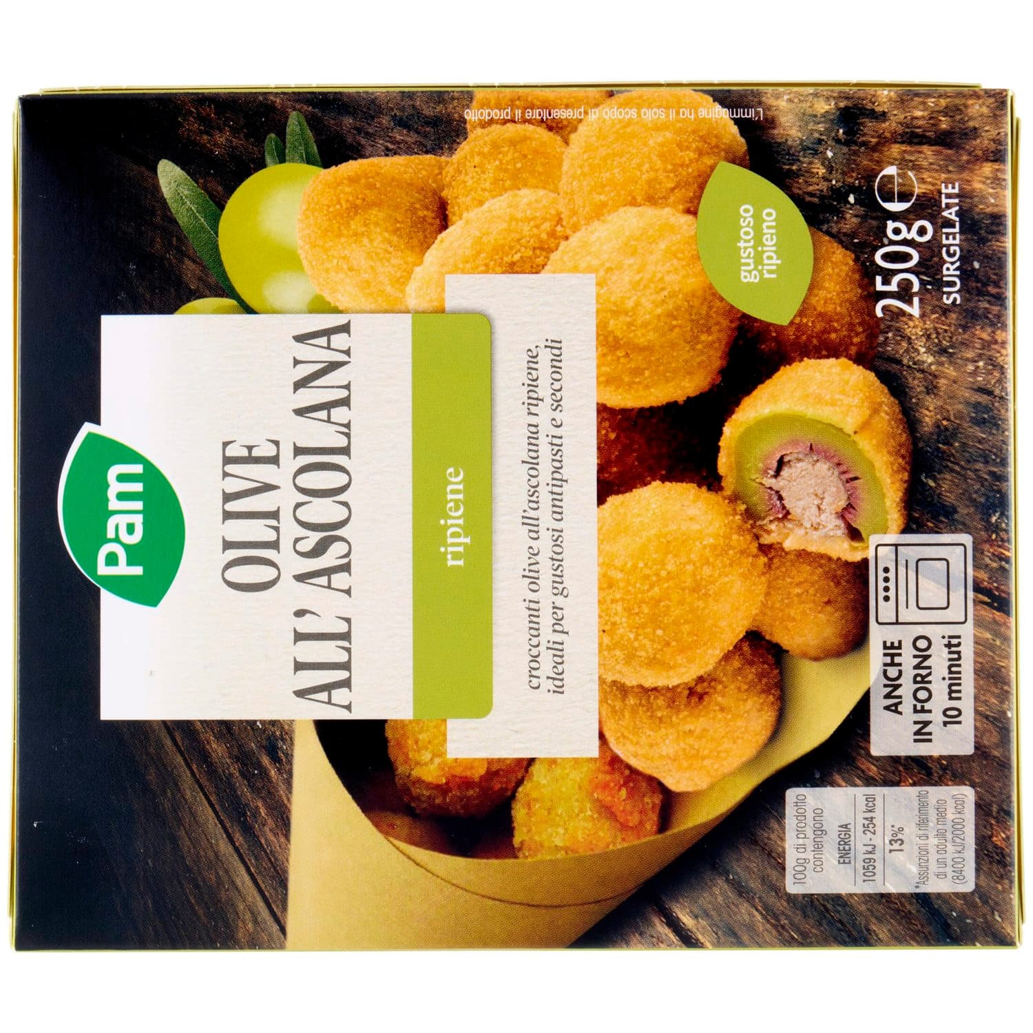 PAM PANORAMA Olive all'Ascolana surgelate 250 g – immagine 5