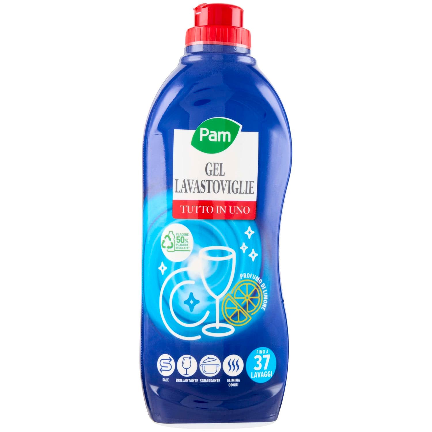 PAM Gel Lavastoviglie Tutto in Uno Profumo di Limone 750 mL – immagine 3
