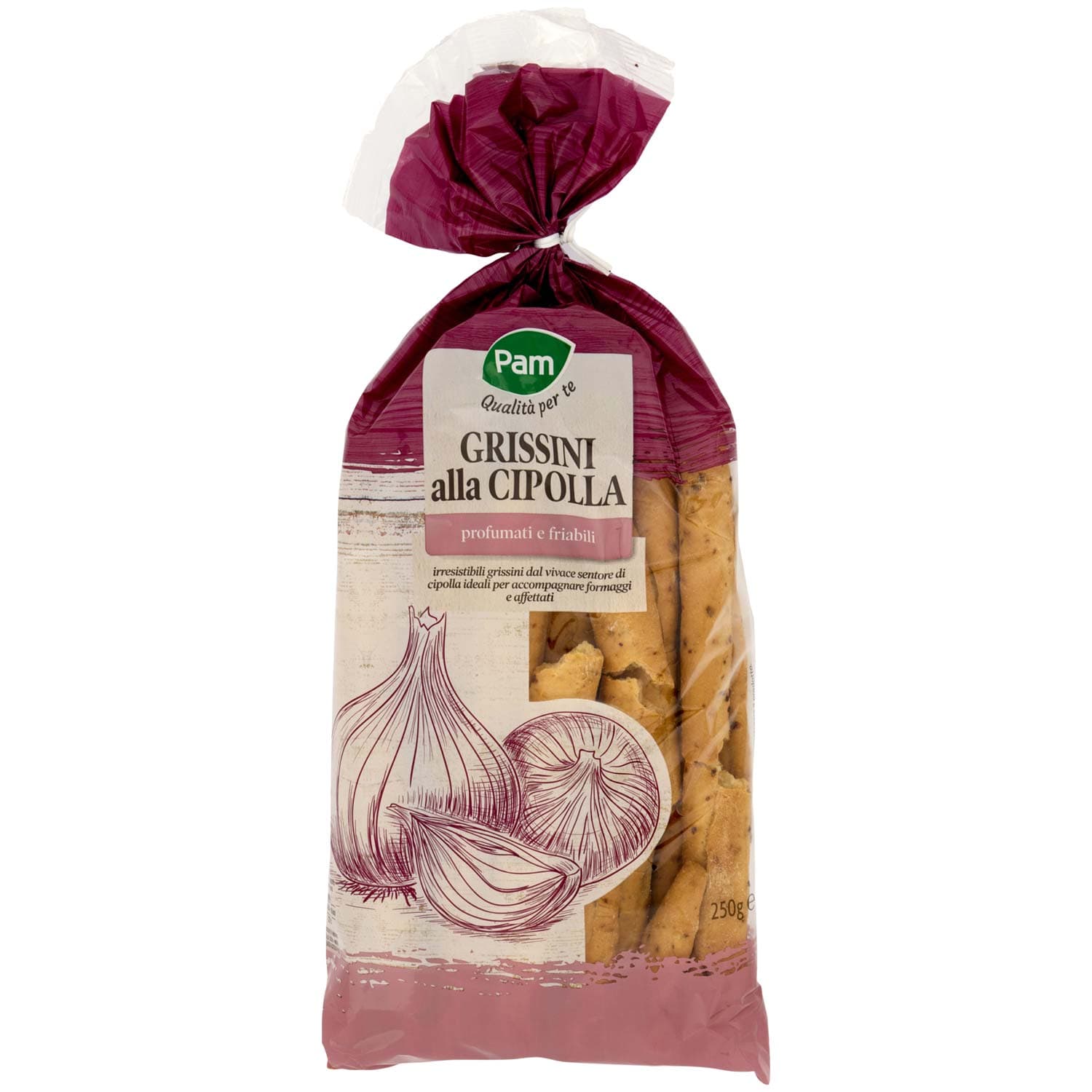 PAM Qualità per te Grissini alla Cipolla 250 g – immagine 3