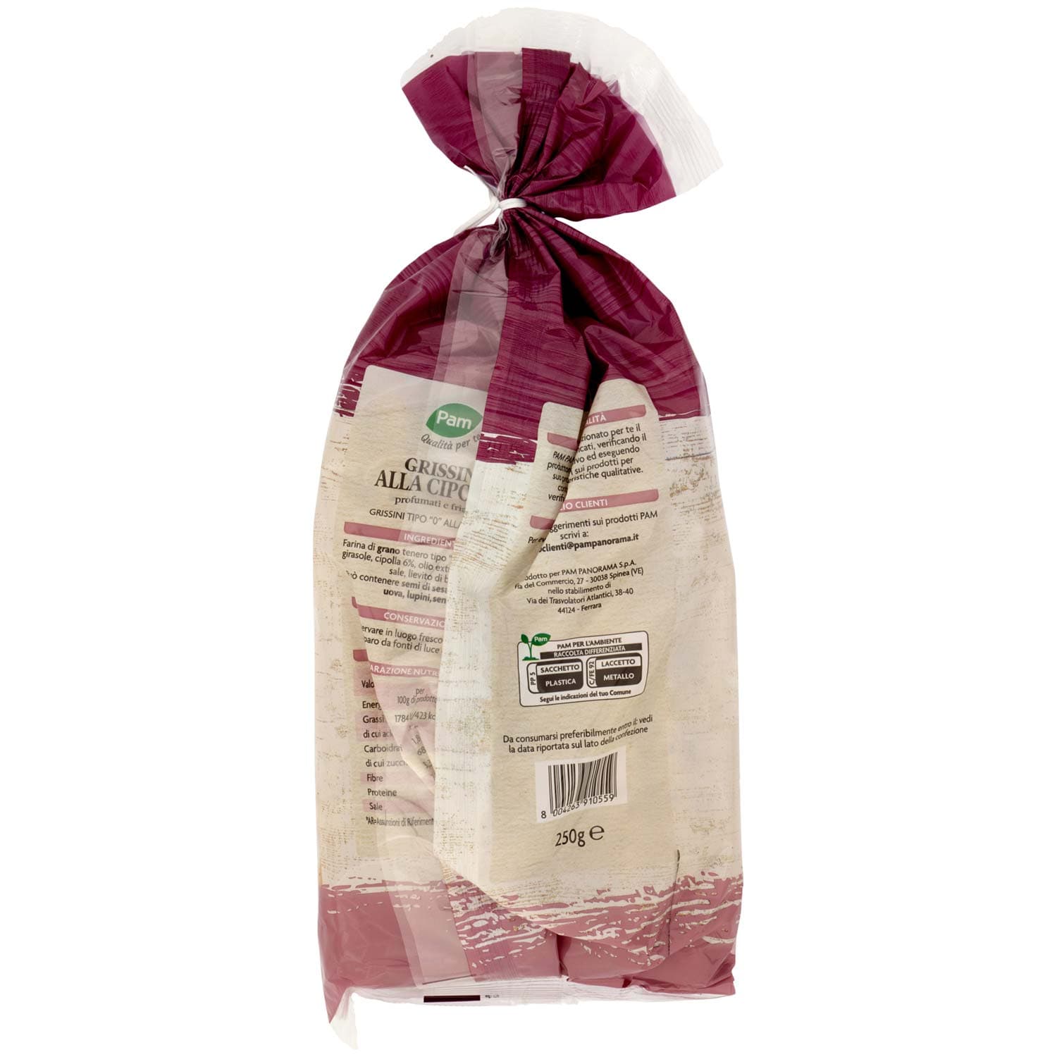 PAM Qualità per te Grissini alla Cipolla 250 g – immagine 5