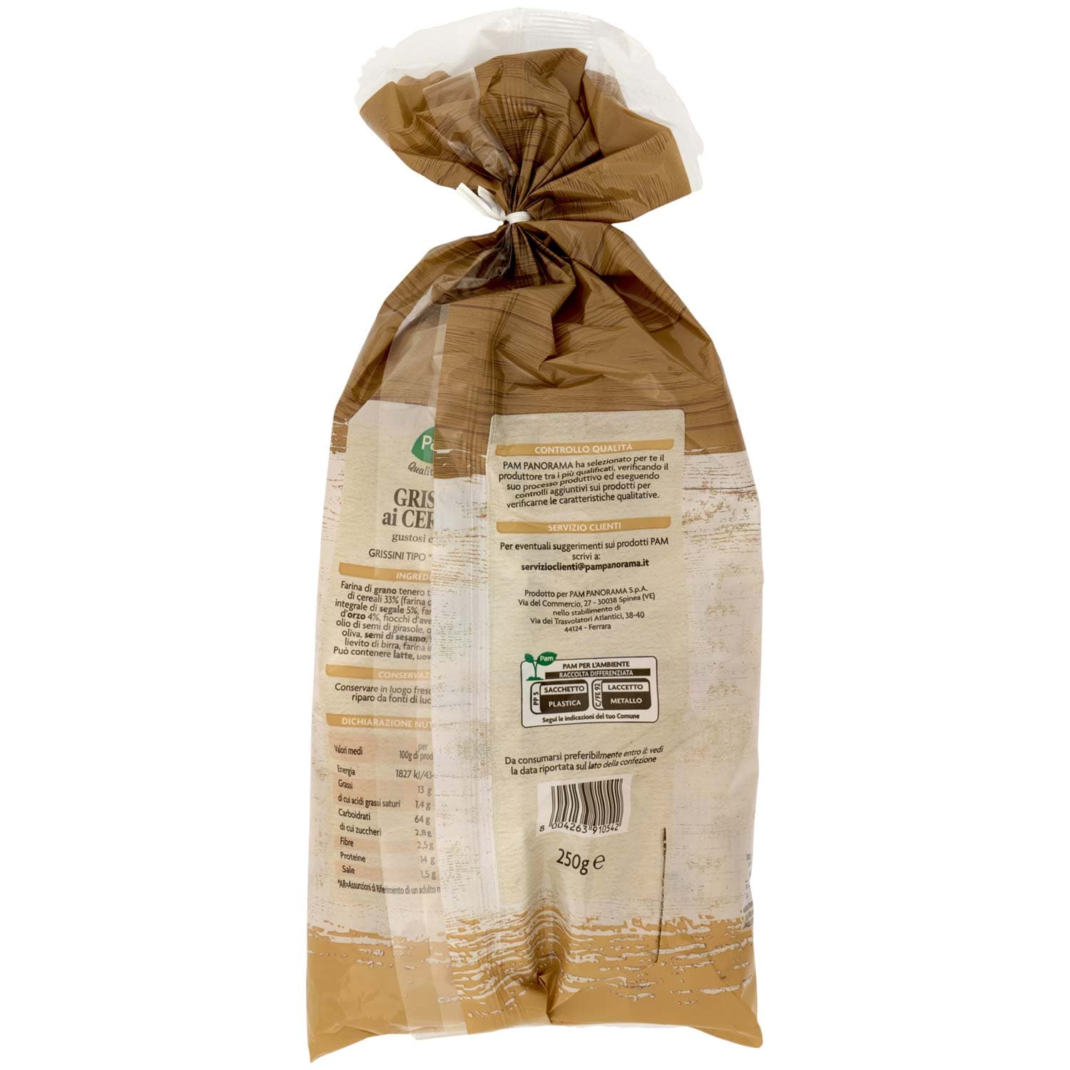 PAM Qualità per te Grissini ai Cereali 250 g – immagine 5