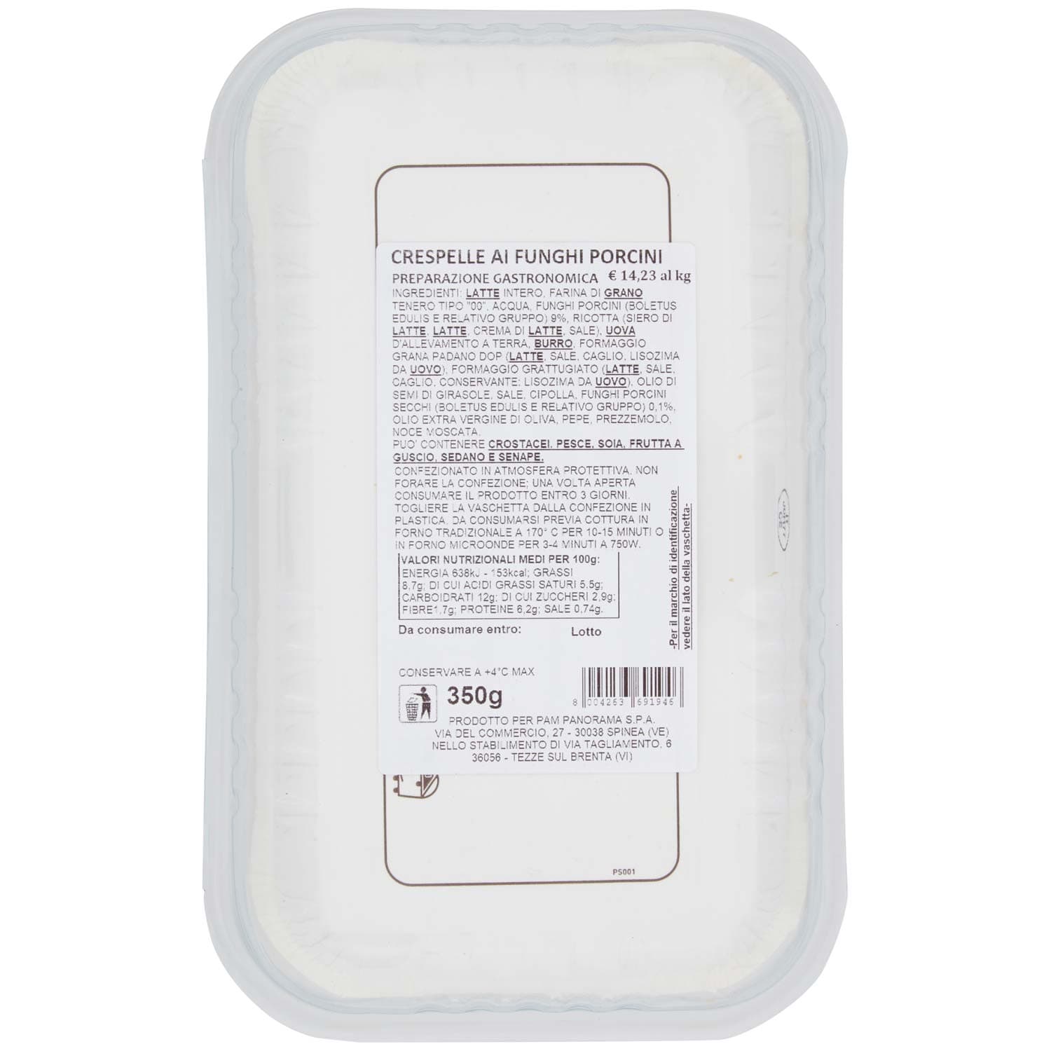 FRESCHE BONTA' Crespelle ai Funghi Porcini 350 g – immagine 5