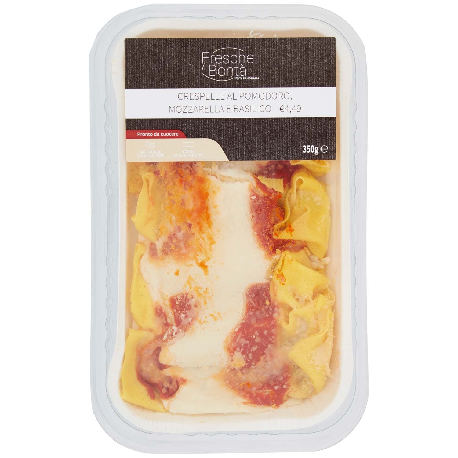 FRESCHE BONTA' Crespelle al Pomodoro, Mozzarella e Basilico 350 g – immagine 3