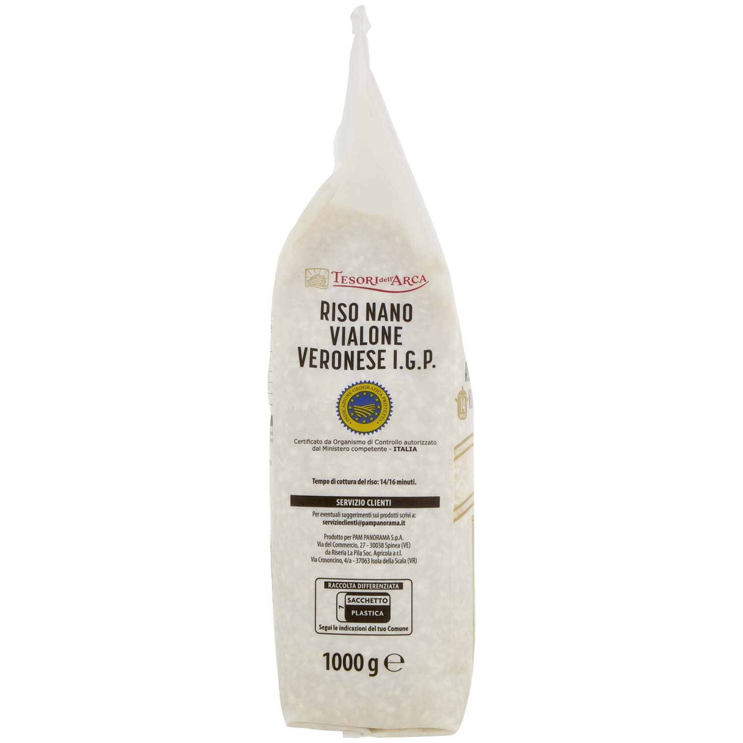 TESORI DELL'ARCA Riso Nano Vialone Veronese I.G.P. 1000 g – immagine 4