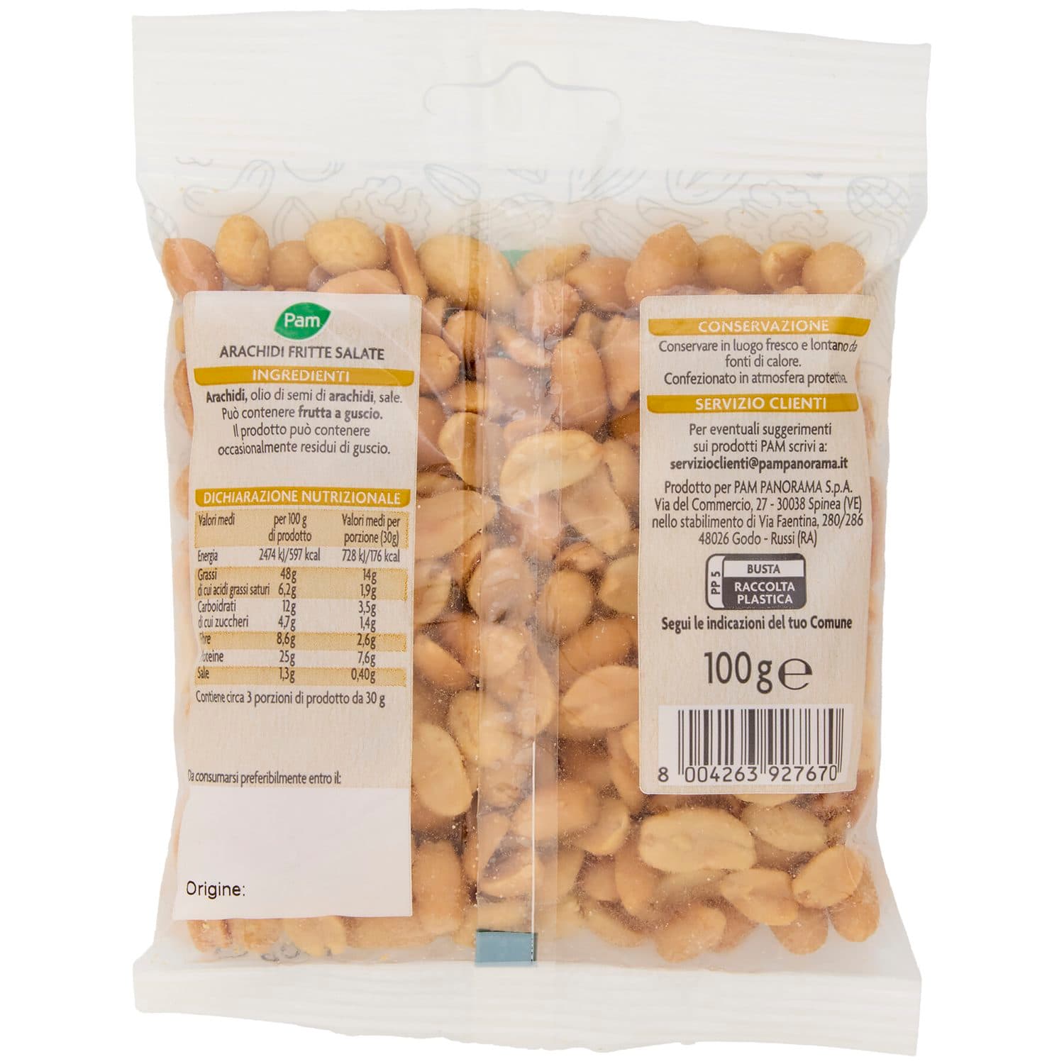 PAM Arachidi Salate 100 g – immagine 5