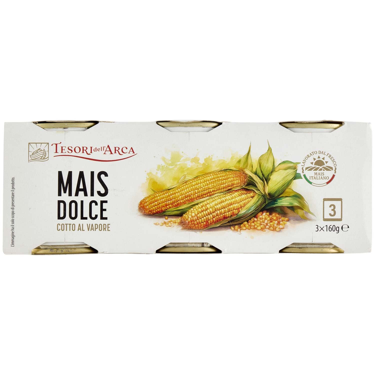TESORI DELL'ARCA Mais Dolce 3 x 160 g – immagine 3