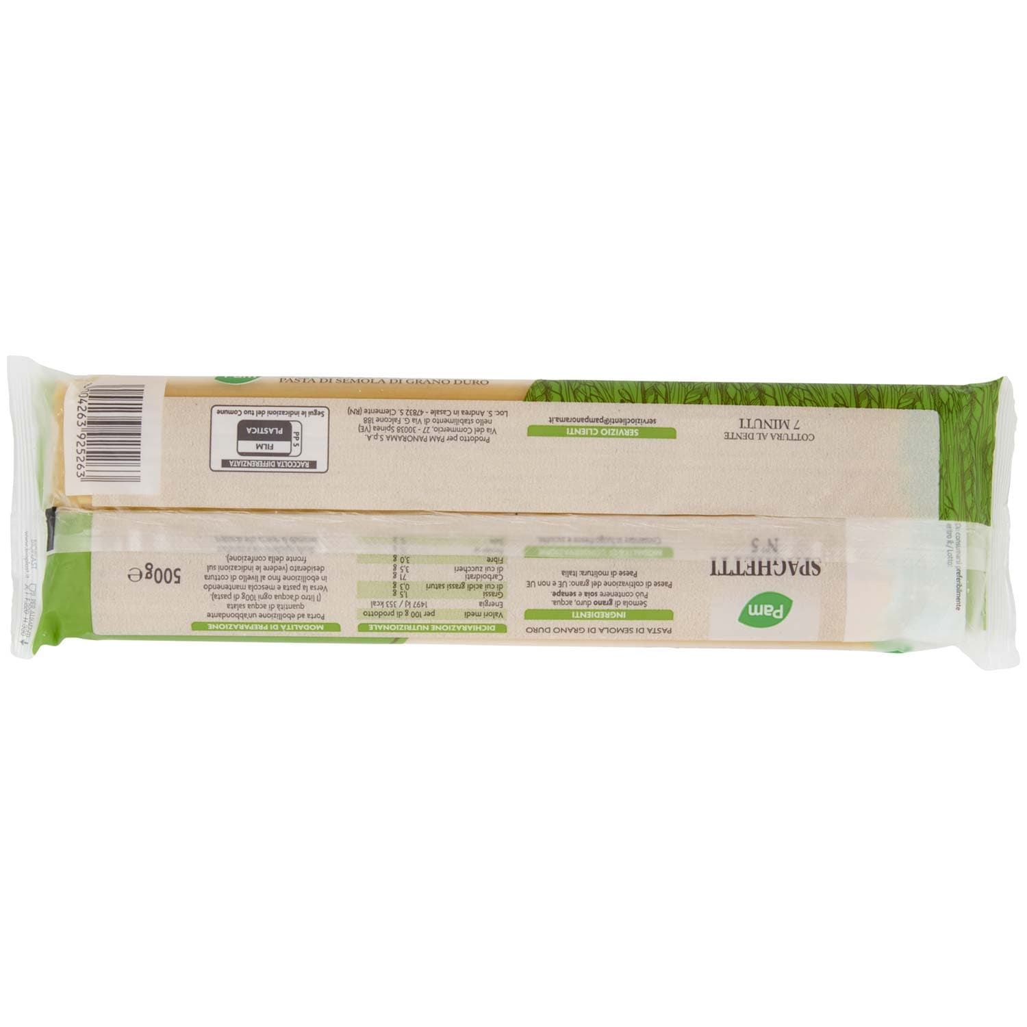 PAM Spaghetti N° 5 Pasta di Semola di Grano Duro 500 g – immagine 5