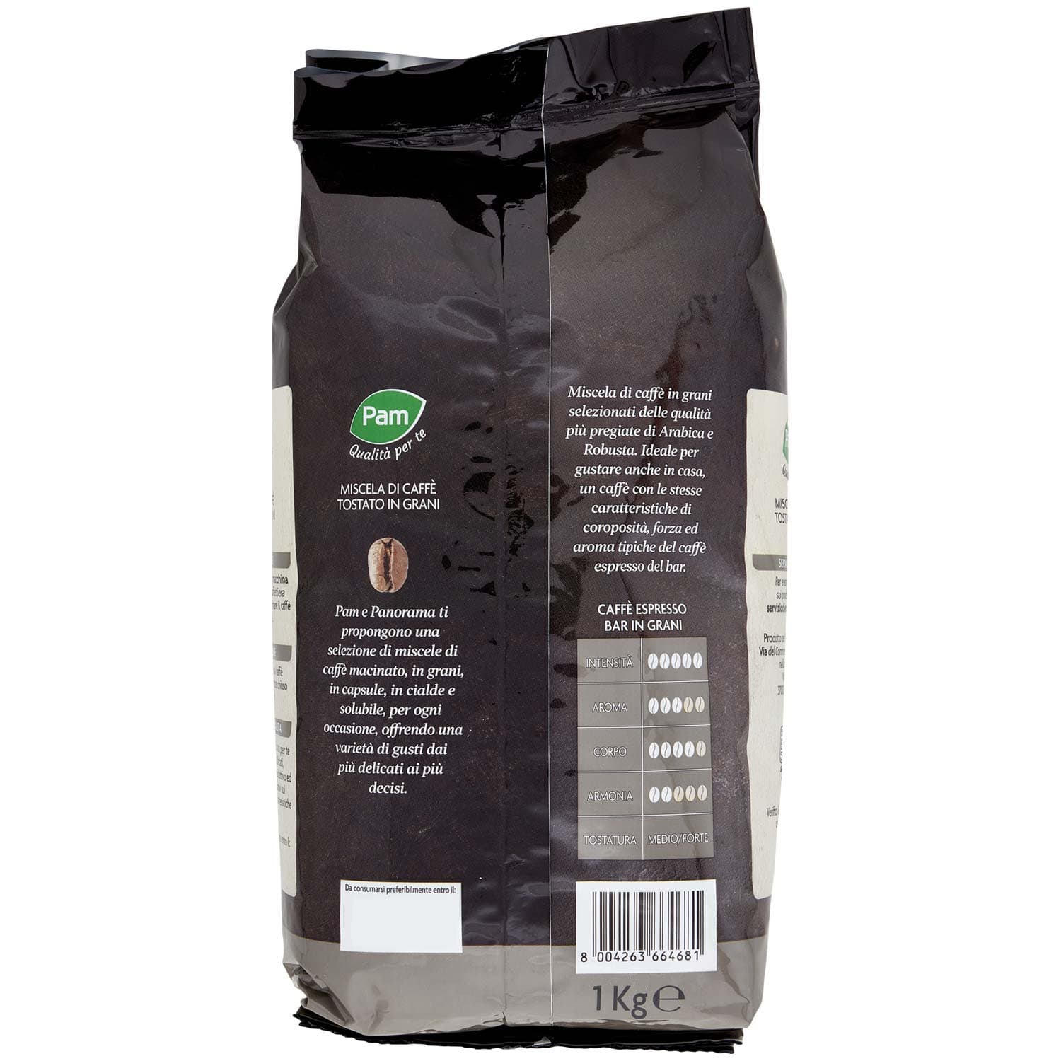 PAM PANORAMA Gran Aroma Bar caffè in grani 1 kg – immagine 5