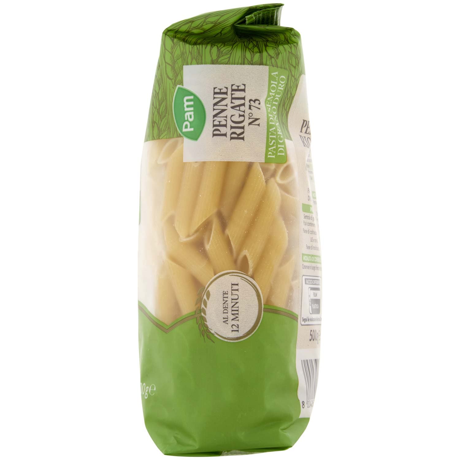 PAM Penne Rigate N° 73 Pasta di Semola di Grano Duro 500 g – immagine 6