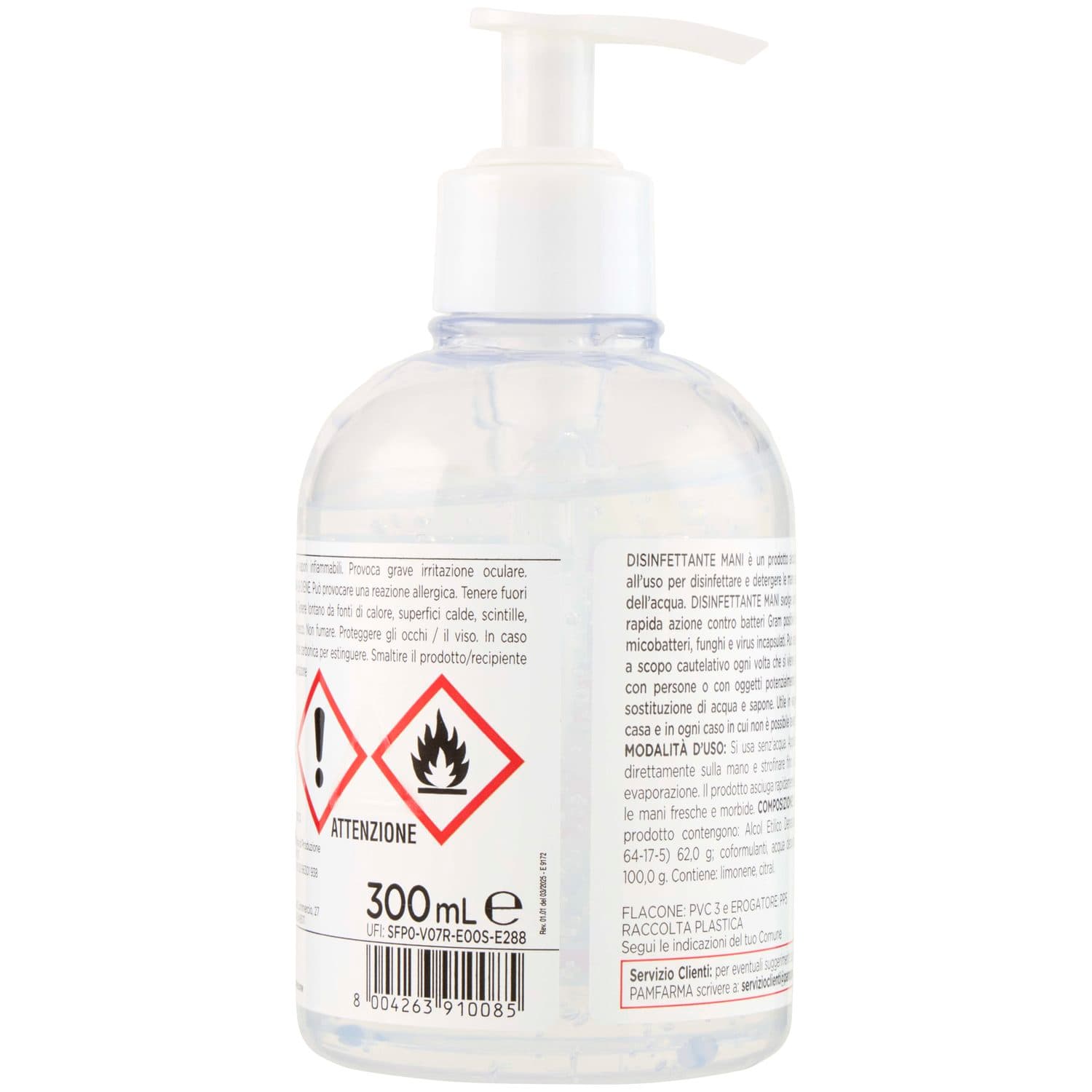 PAMFARMA Disinfettante Mani 300 mL – immagine 5