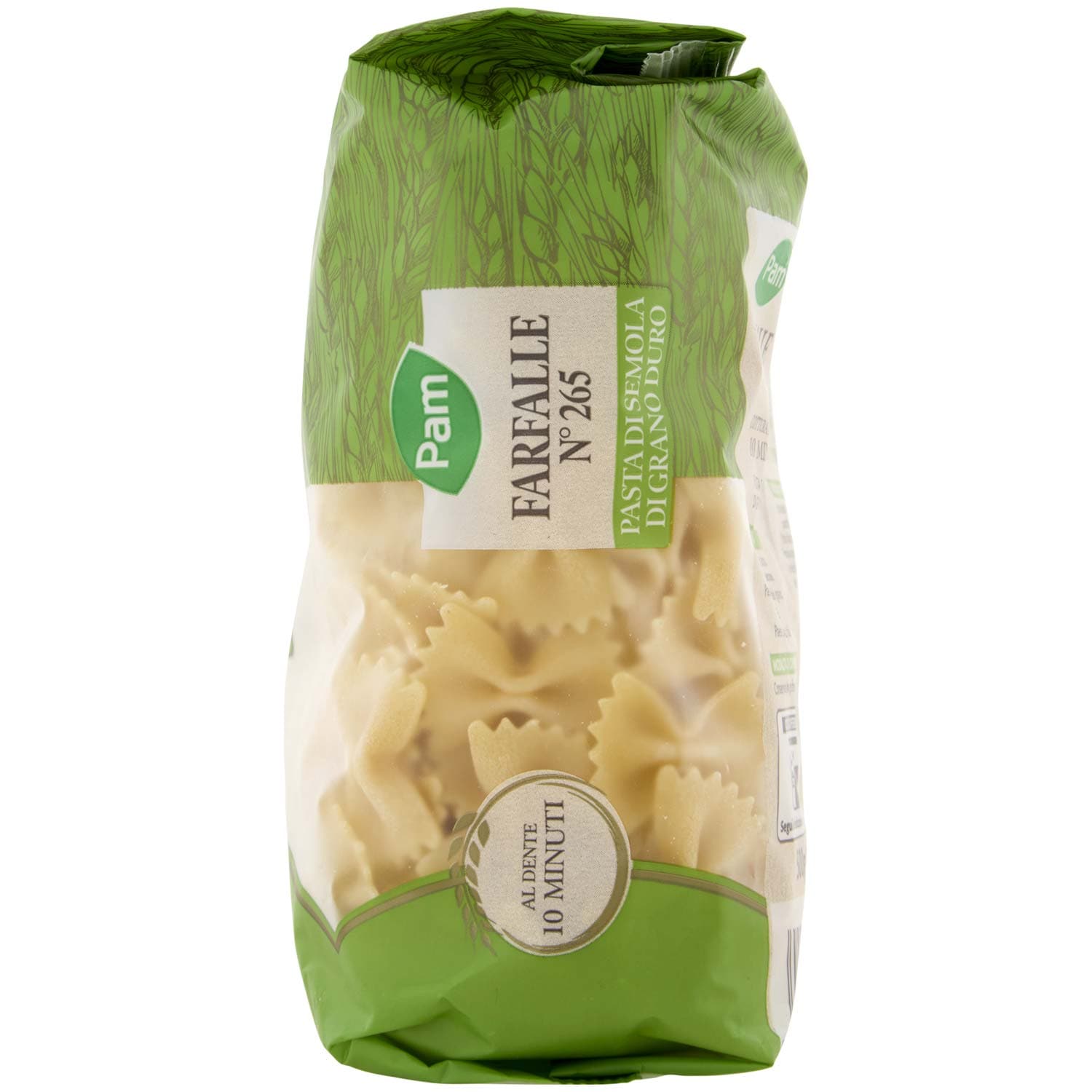 PAM Farfalle N° 265 Pasta di Semola di Grano Duro 500 g – immagine 6