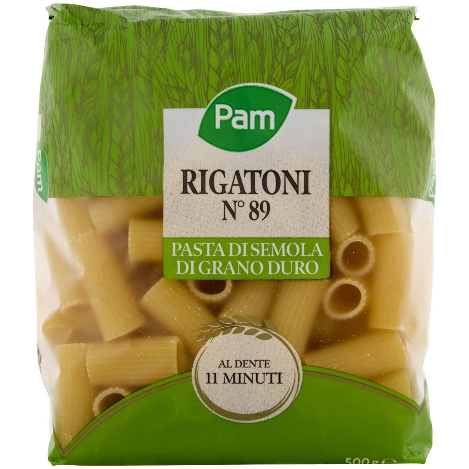 PAM Rigatoni N° 89 Pasta di Semola di Grano Duro 500 g – immagine 3