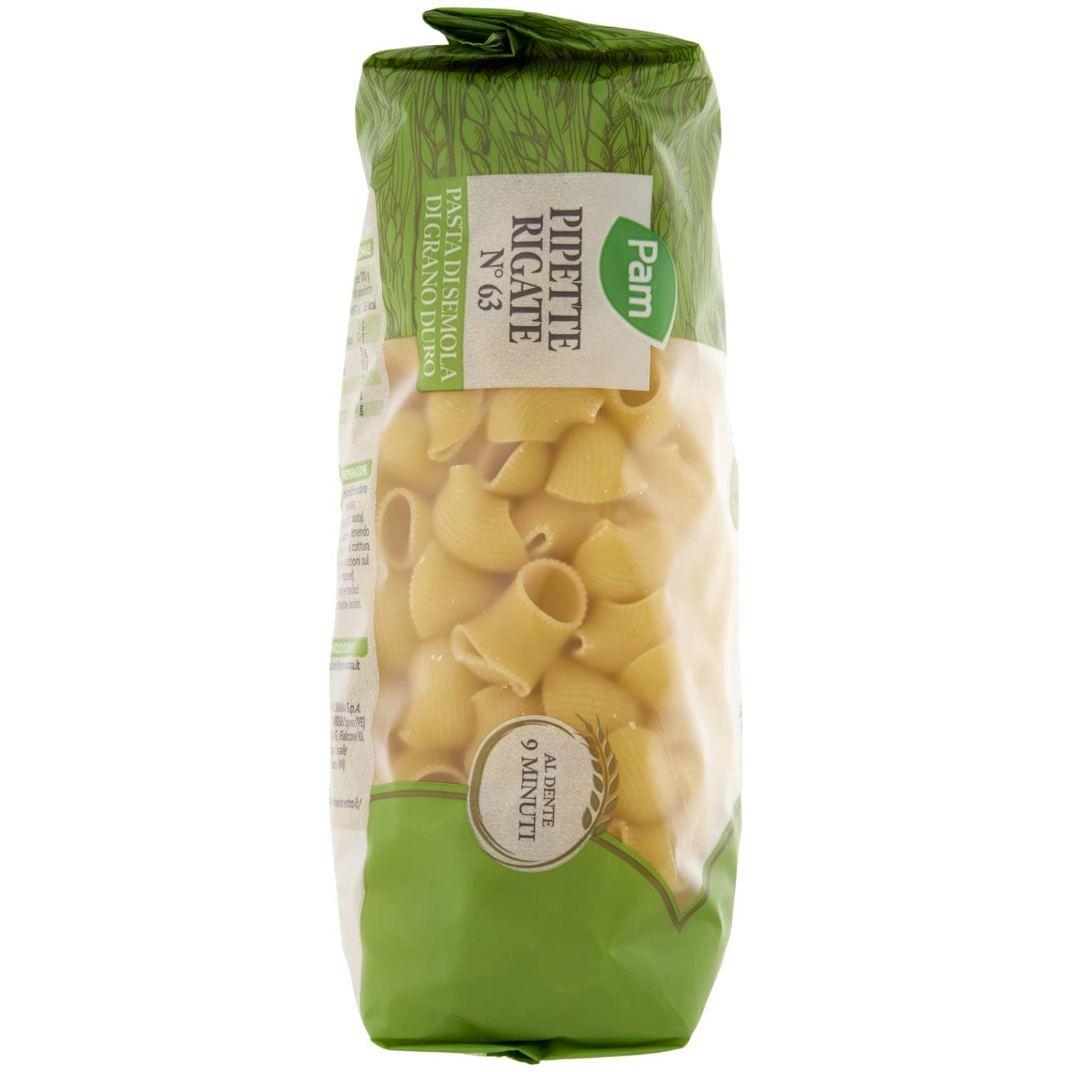 PAM Pipette Rigate N° 63 Pasta di Semola di Grano Duro 500 g – immagine 4