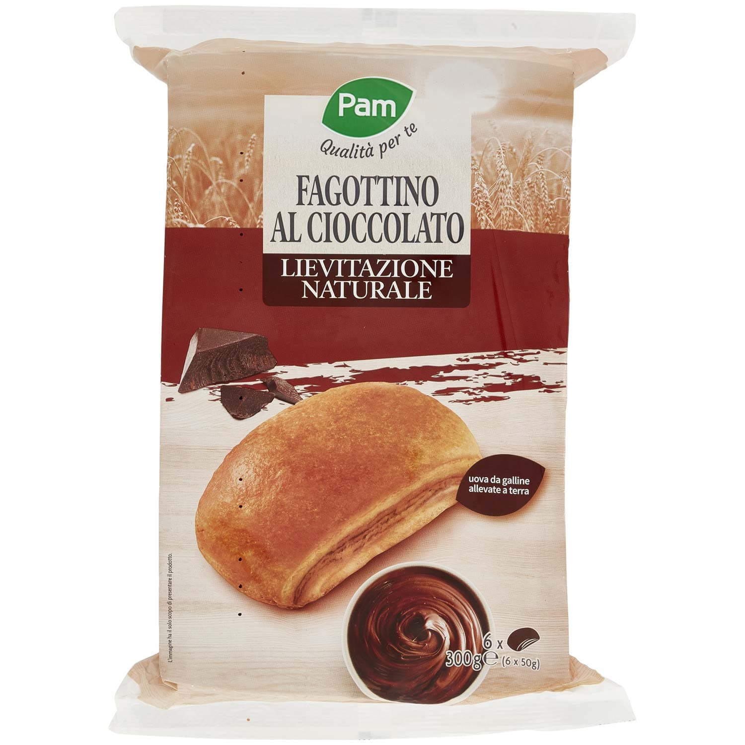 PAM PANORAMA Fagottino con crema al cioccolato 300g (50g x 6) – immagine 3