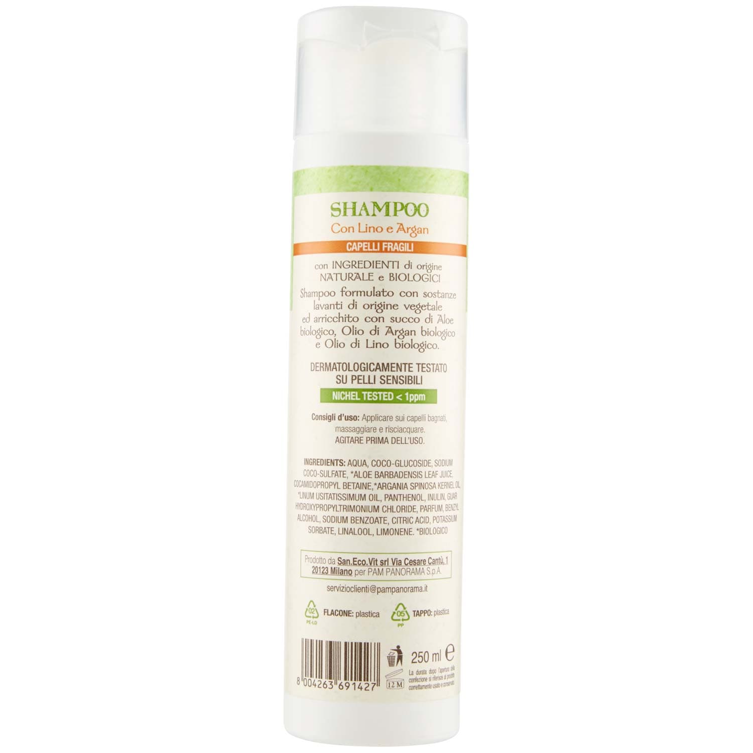 ARKALIA BIO Shampoo con Lino e Argan Capelli Fragili 250 ml – immagine 5