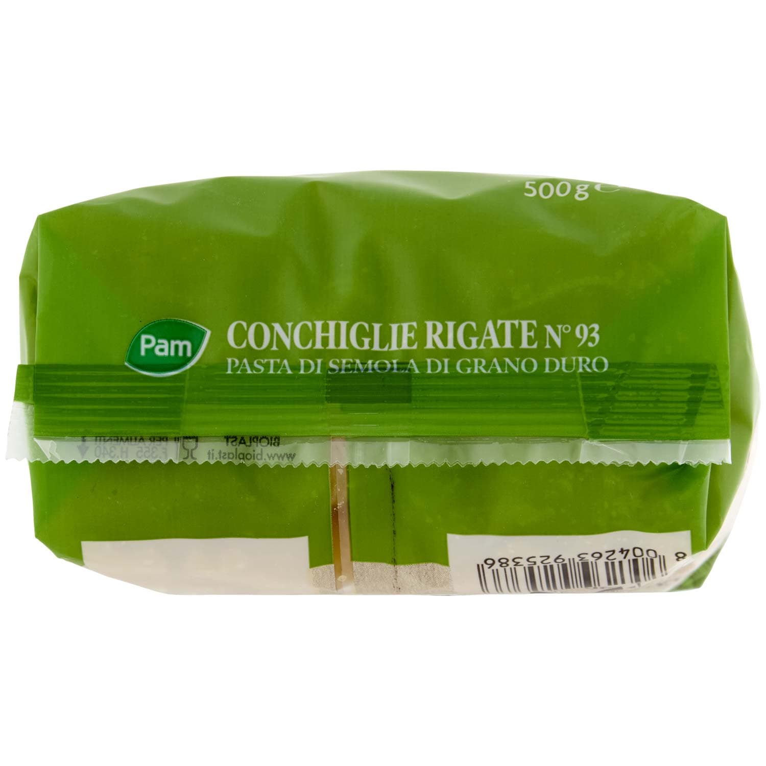 PAM Conchiglie Rigate N° 93 Pasta di Semola di Grano Duro 500 g – immagine 8