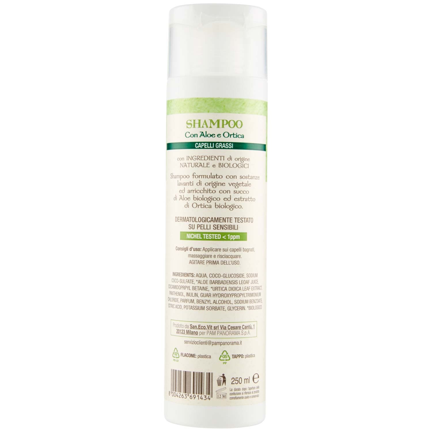 ARKALIA BIO Shampoo con Aloe e Ortica Capelli Grassi 250 ml – immagine 5