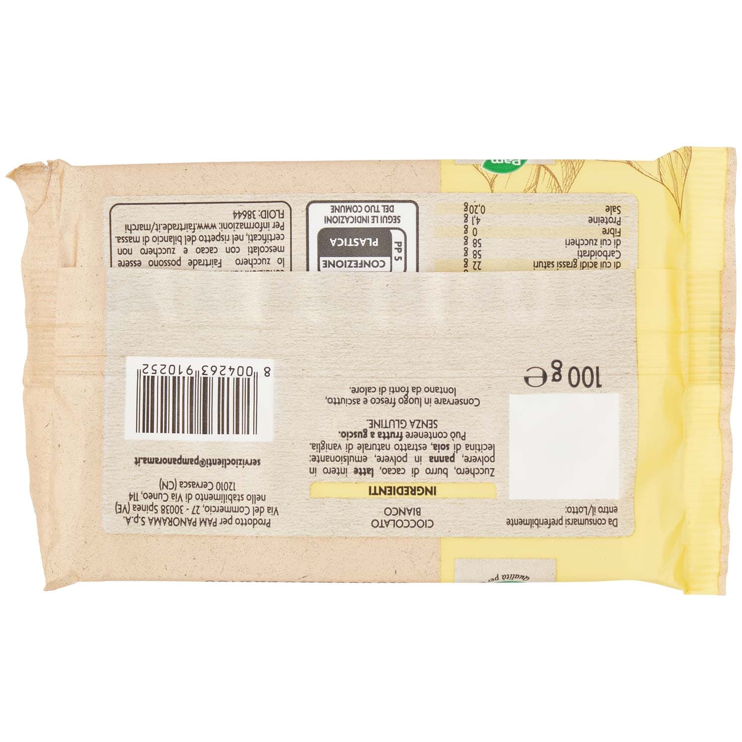 PAM Qualità per te Bianco tavoletta di cioccolato 100 g – immagine 5