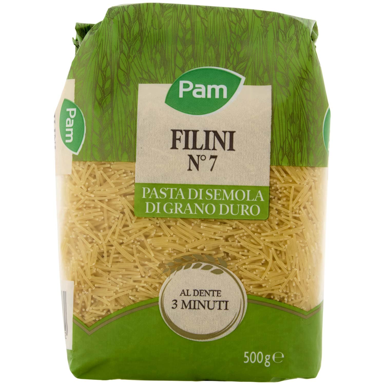 PAM Filini N° 7 Pasta di Semola di Grano Duro 500 g – immagine 3