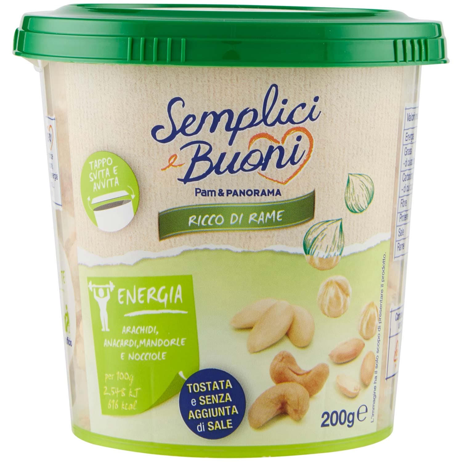 SEMPLICI E BUONI Ricco di Rame Energia 200 g – immagine 3