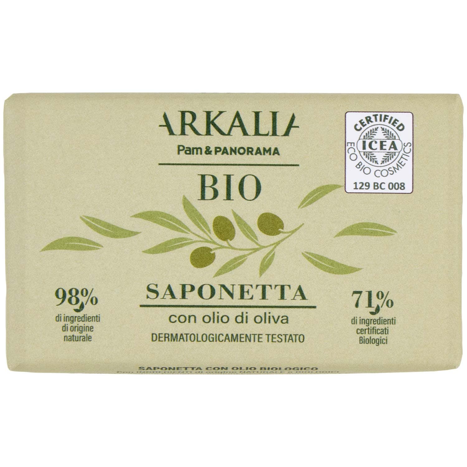 ARKALIA BIO Saponetta con olio di oliva 100 g – immagine 3