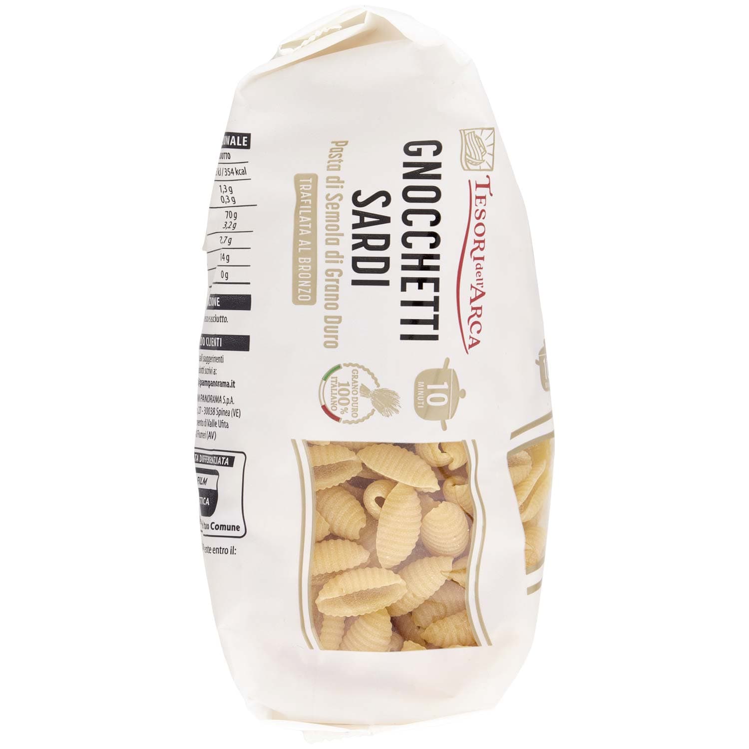 TESORI DELL'ARCA Pasta di Semola di Grano Duro Gnocchetti Sardi 500 g – immagine 4