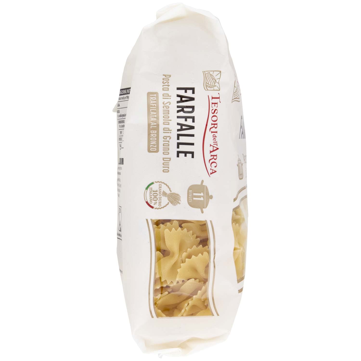 TESORI DELL'ARCA Pasta di Semola di Grano Duro Farfalle 500 g – immagine 4