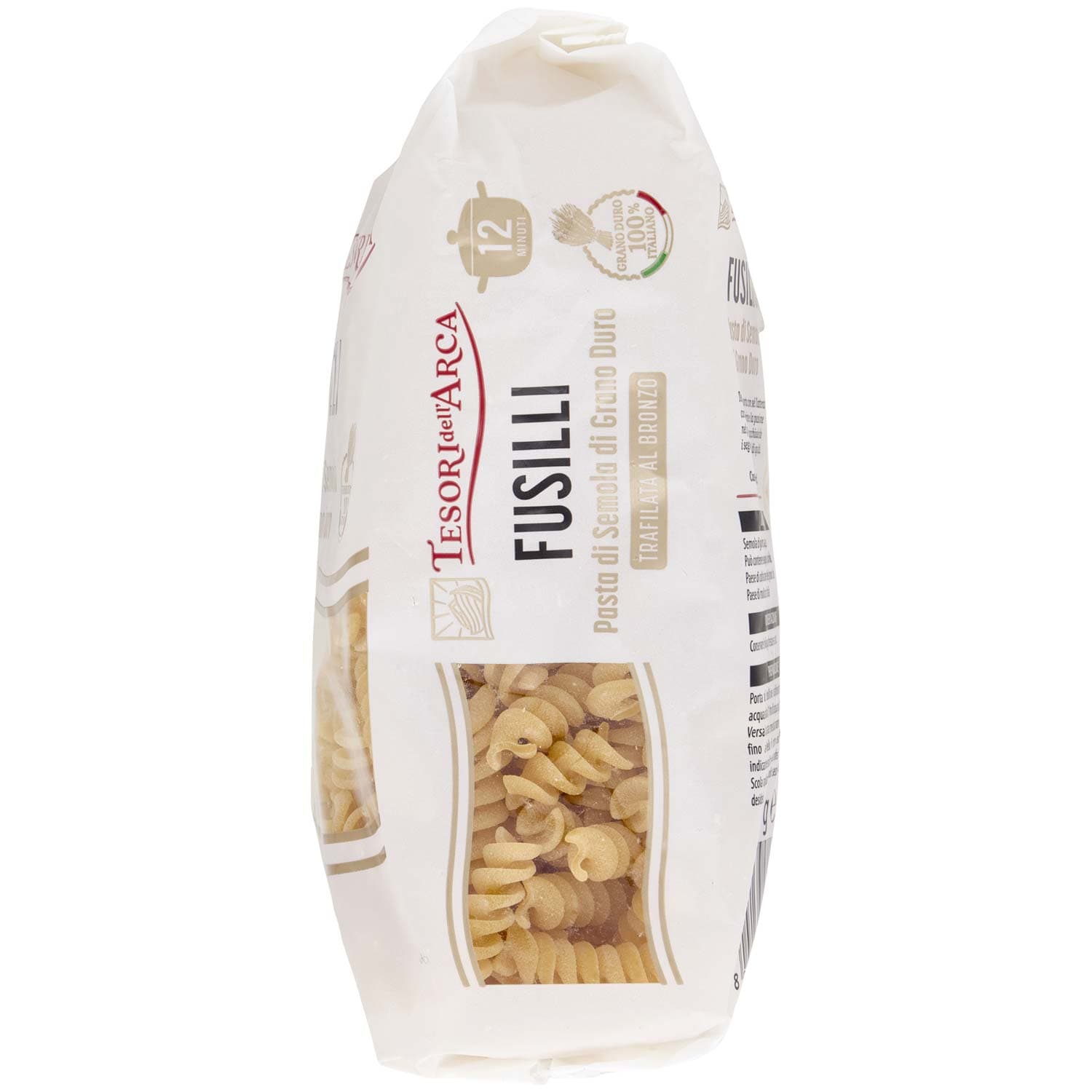 TESORI DELL'ARCA Pasta di Semola di Grano Duro Fusilli 500 g – immagine 6