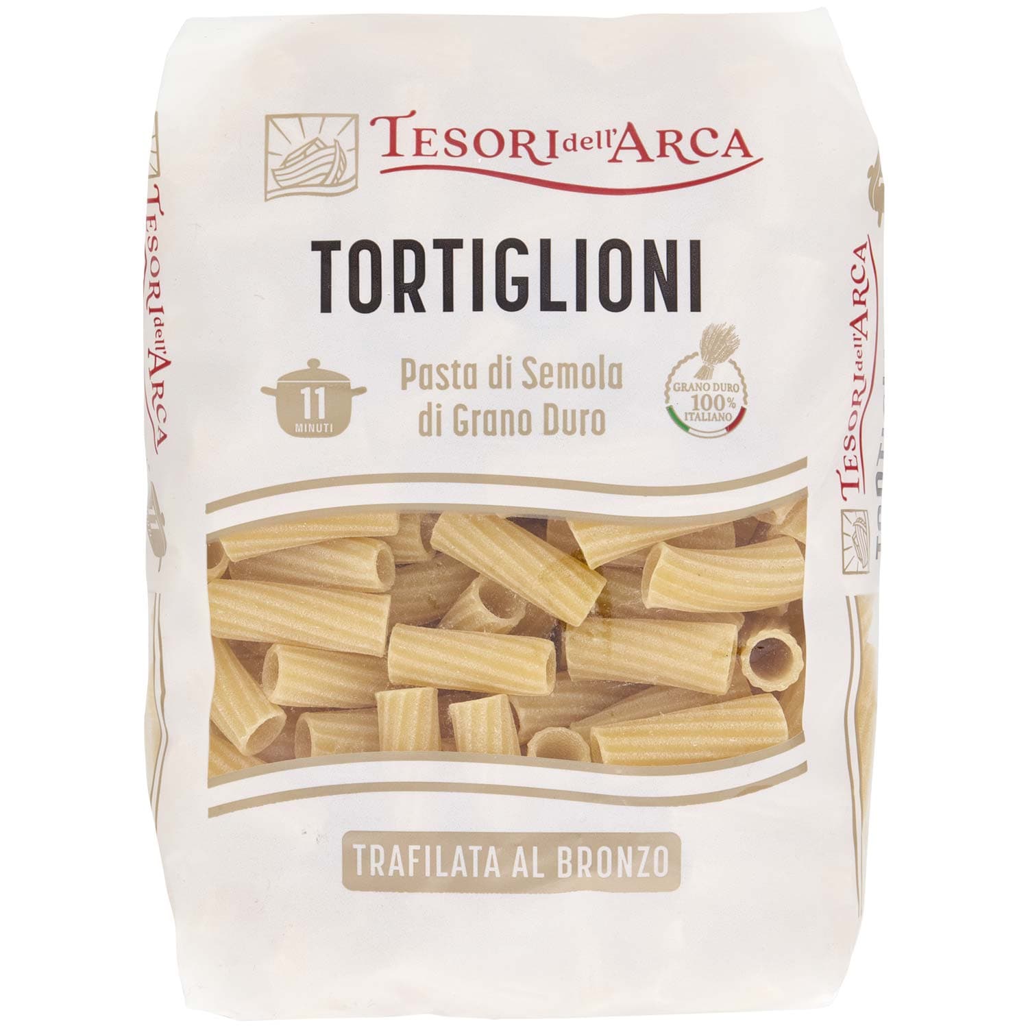 TESORI DELL'ARCA Pasta di Semola di Grano Duro Tortiglioni 500 g – immagine 3