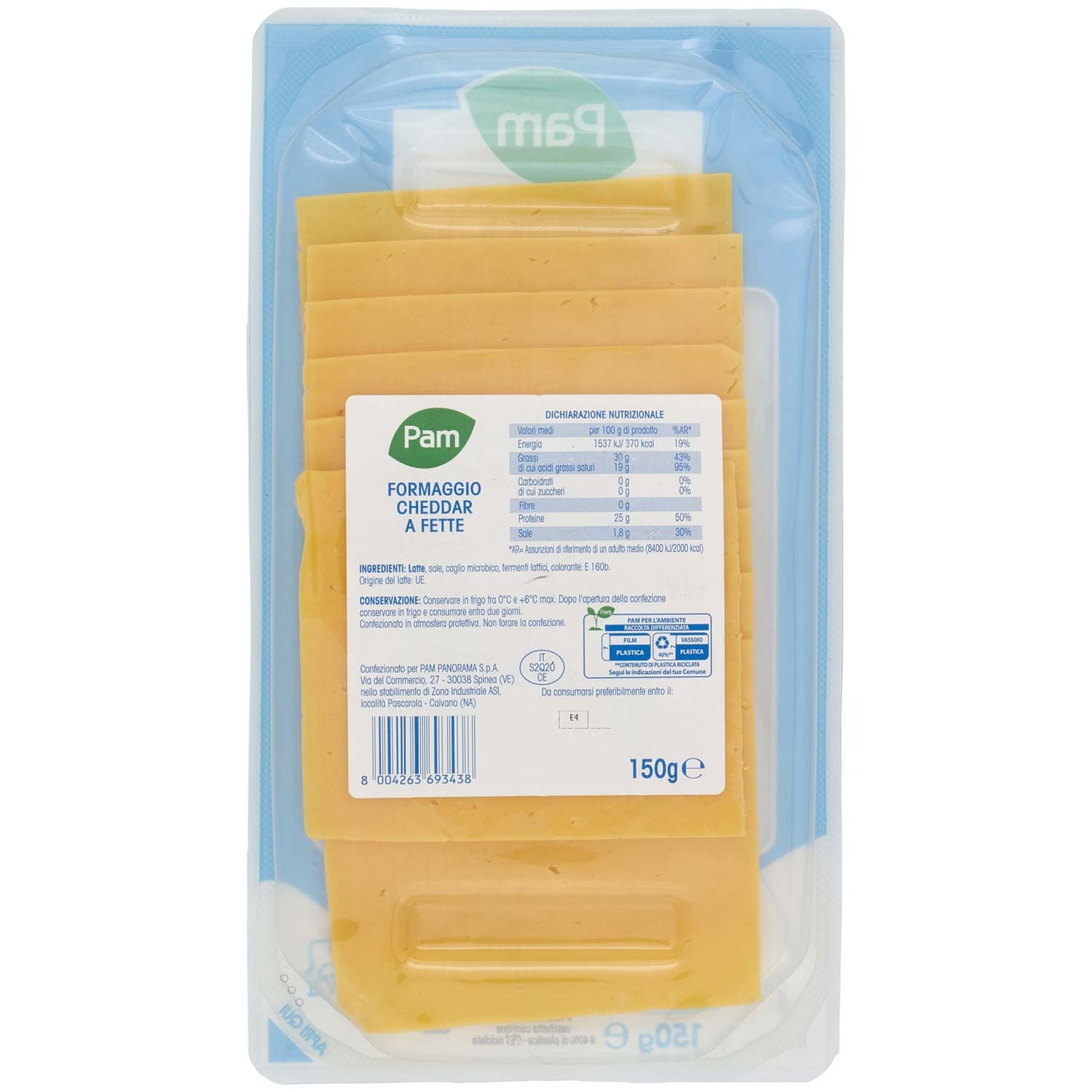 PAM Formaggio a Fette Cheddar 150 g – immagine 5