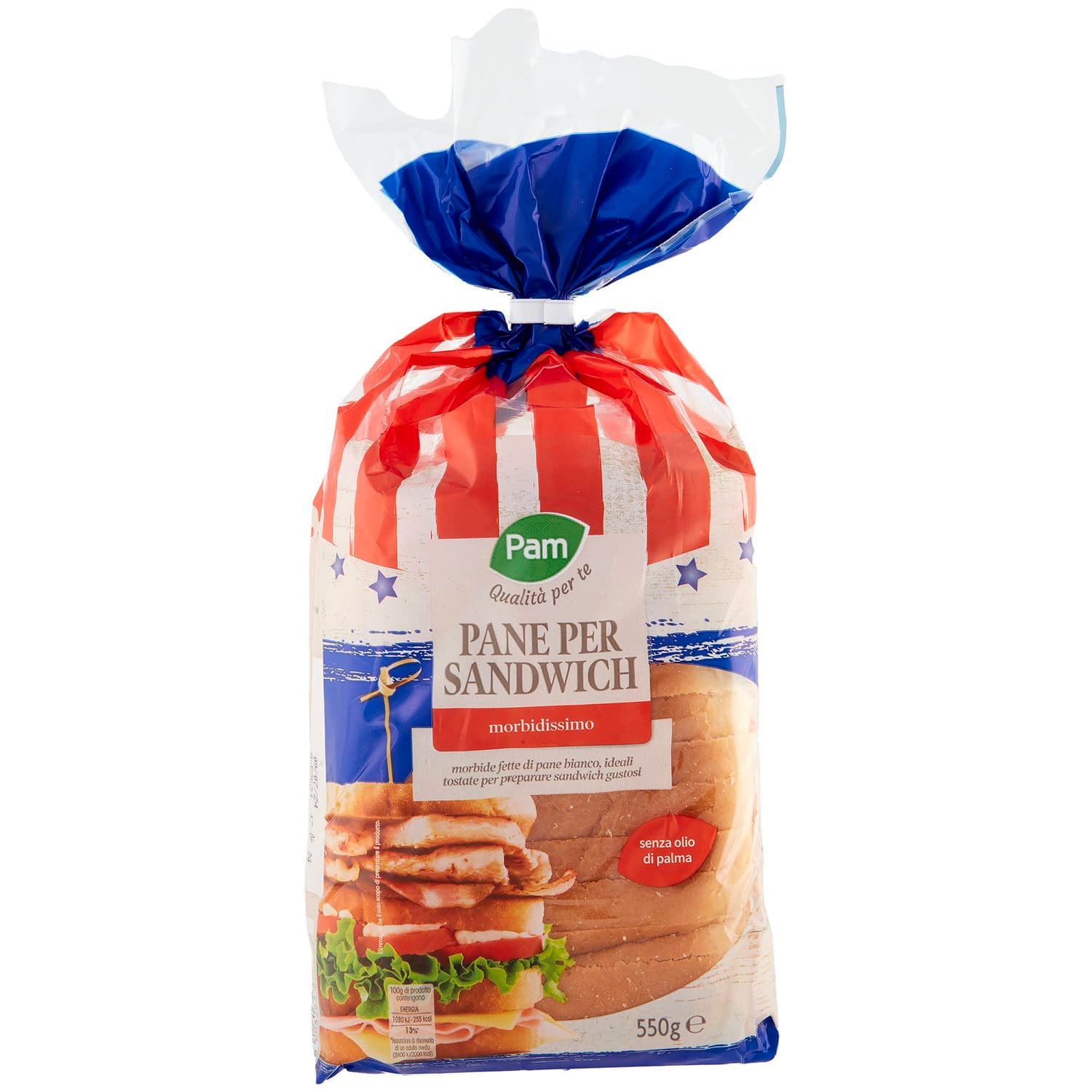 PAM Qualità per te Pane per Sandwich morbidissimo 550 g – immagine 3