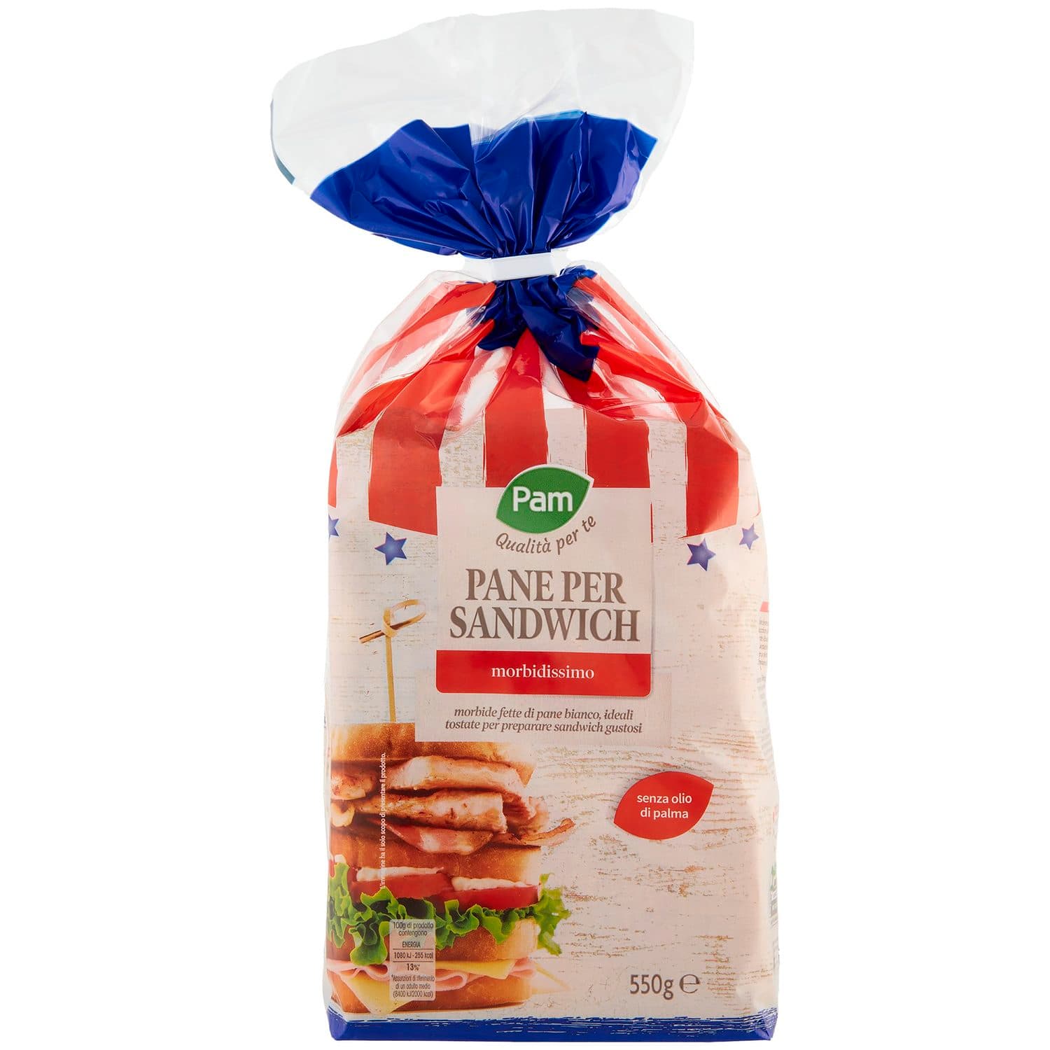 PAM Qualità per te Pane per Sandwich morbidissimo 550 g – immagine 5