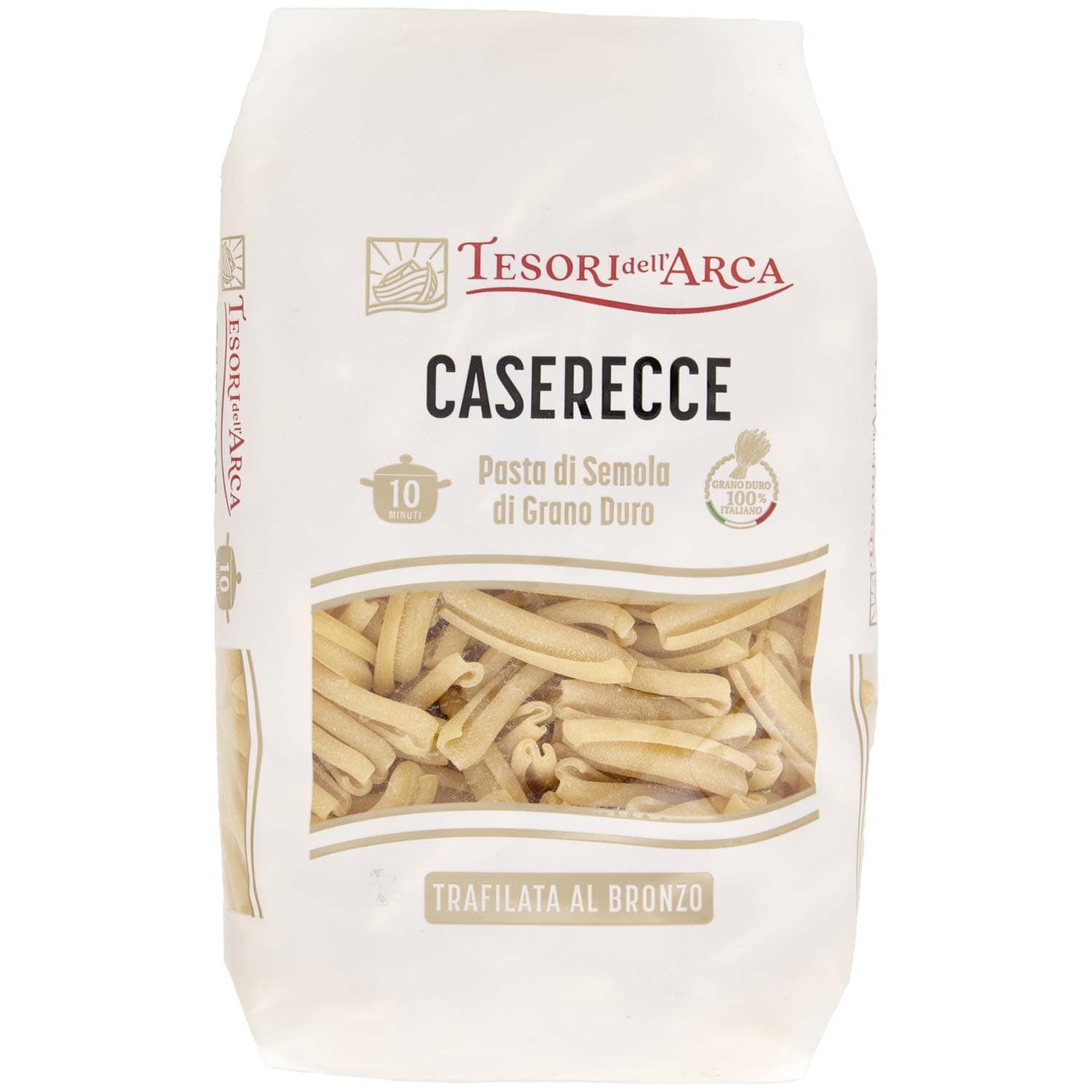 TESORI DELL'ARCA Pasta di Semola di Grano Duro Caserecce 500 g – immagine 3