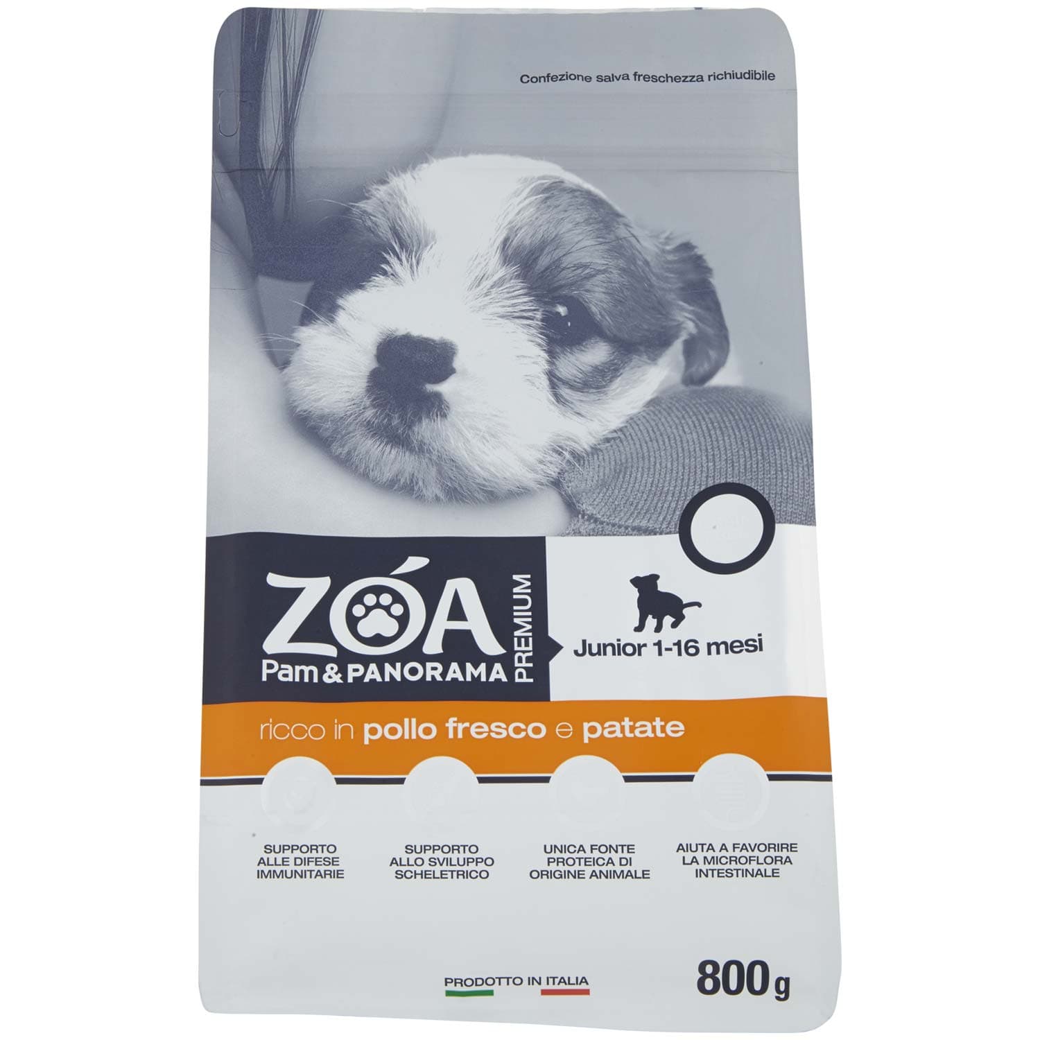 ZOA PREMIUM Junior 1-16 mesi esigente ricco in pollo fresco e patate 800 g – immagine 3