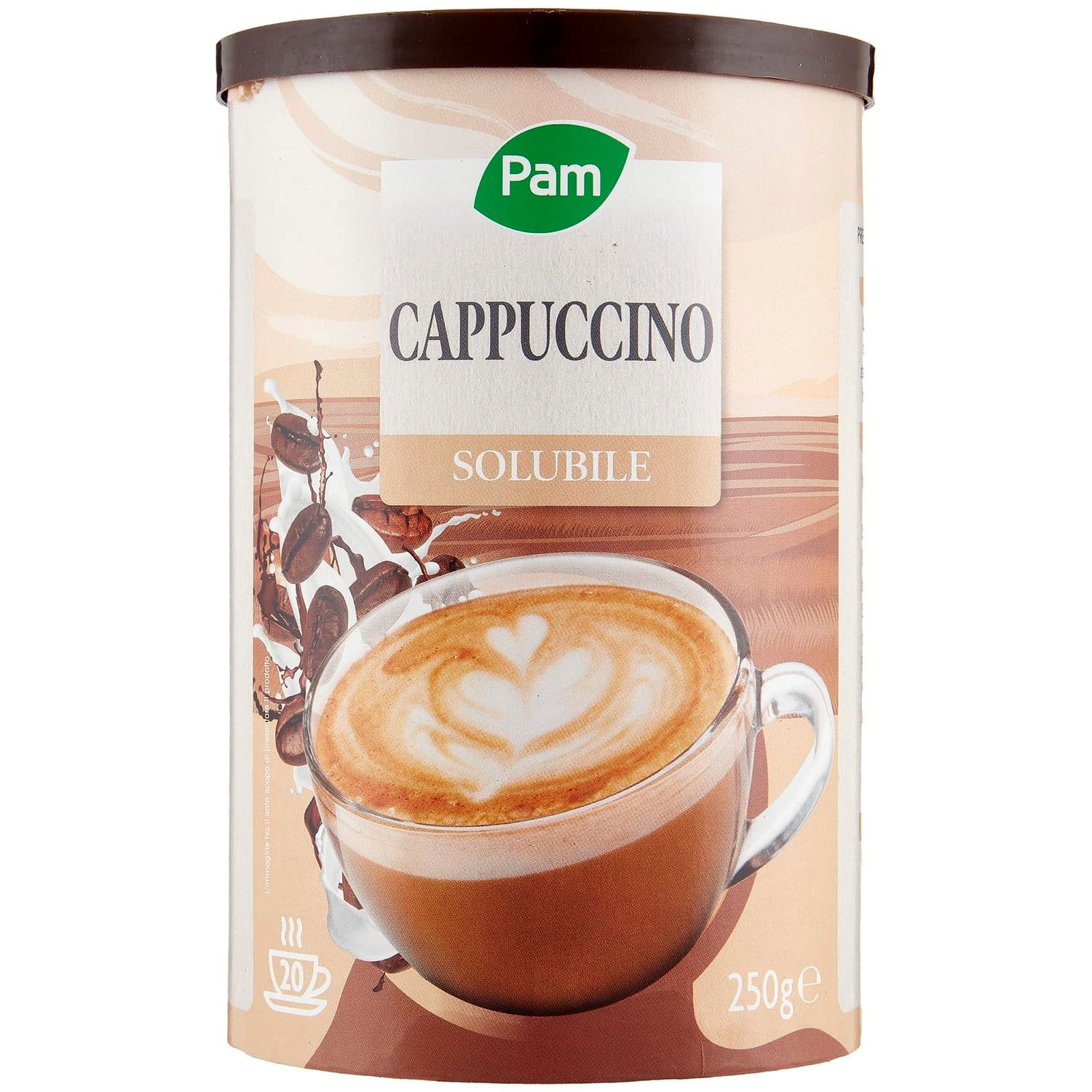 PAM Qualità per te Cappuccino solubile 250 g – immagine 3