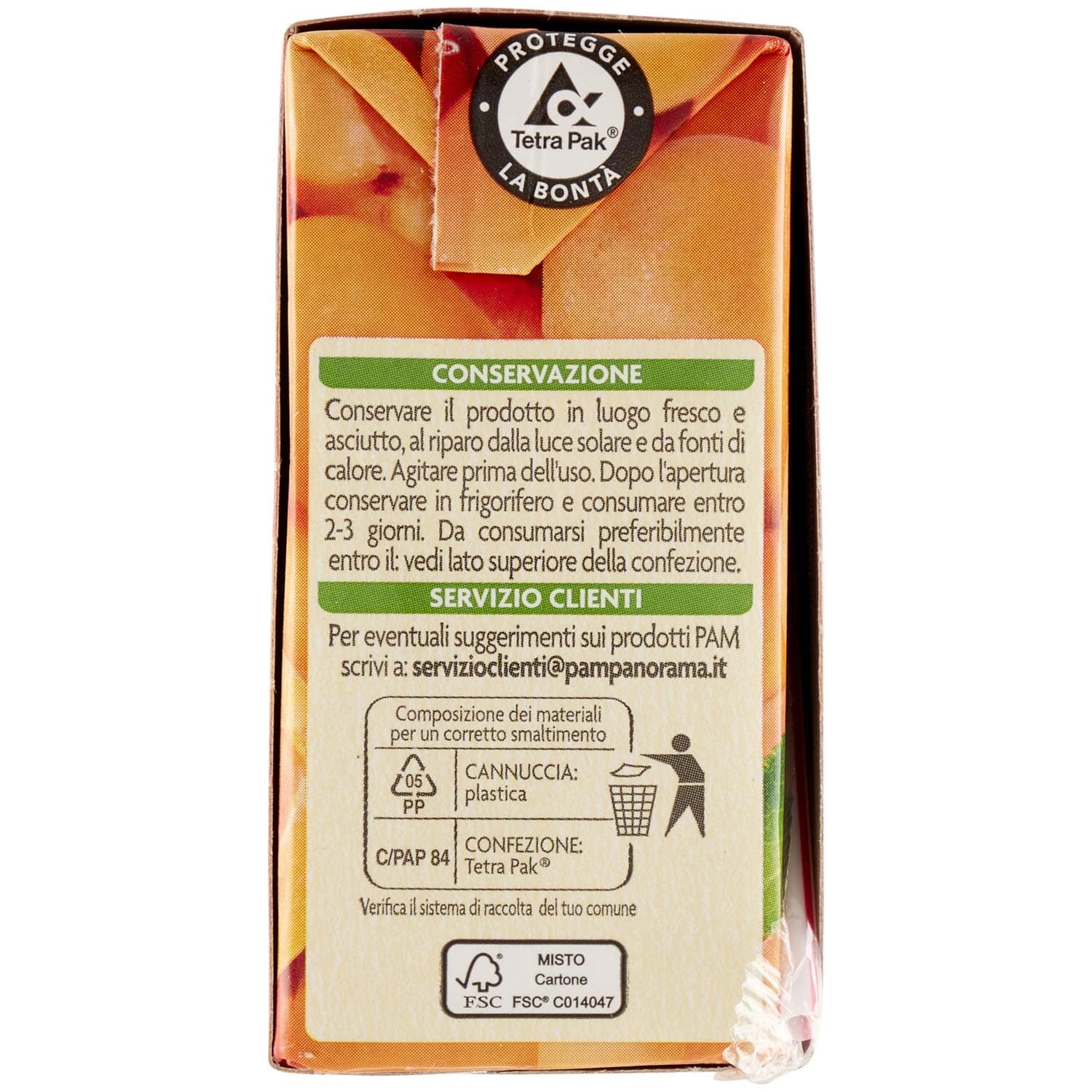 PAM PANORAMA Succo e Polpa di Albicocca 600 ml (200ml x 3) – immagine 6