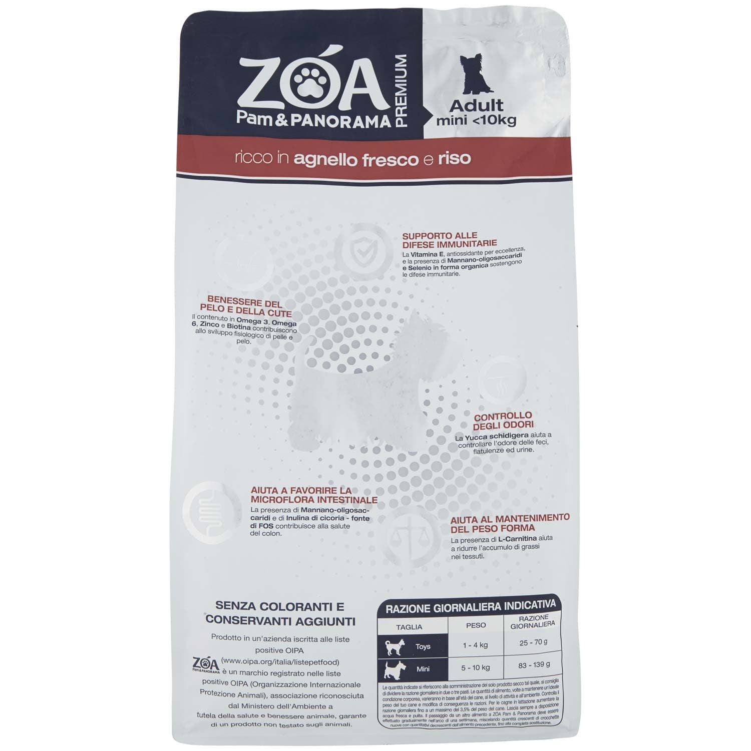 ZOA PREMIUM Adult mini <10kg ricco in agnello fresco e riso 1,5 kg – immagine 5