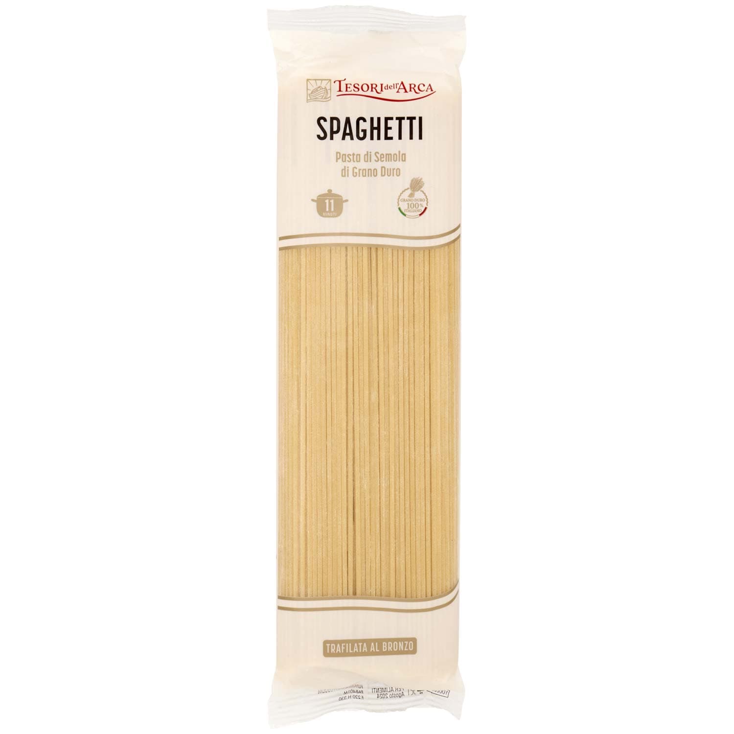 TESORI DELL'ARCA Pasta di Semola di Grano Duro Spaghetti 500 g – immagine 3