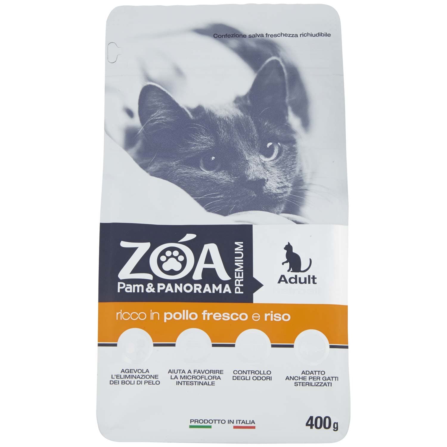ZOA PREMIUM Adult hairball ricco in pollo fresco e riso 400 g – immagine 3