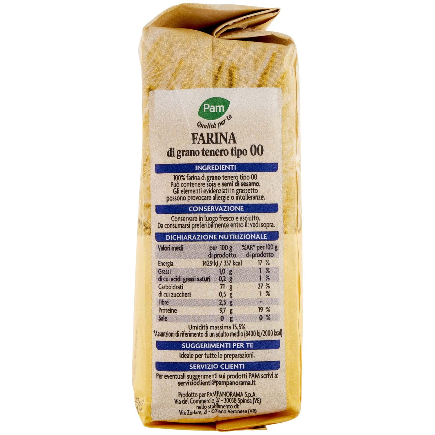 PAM Qualità per te Farina tipo 00 500 g – immagine 6
