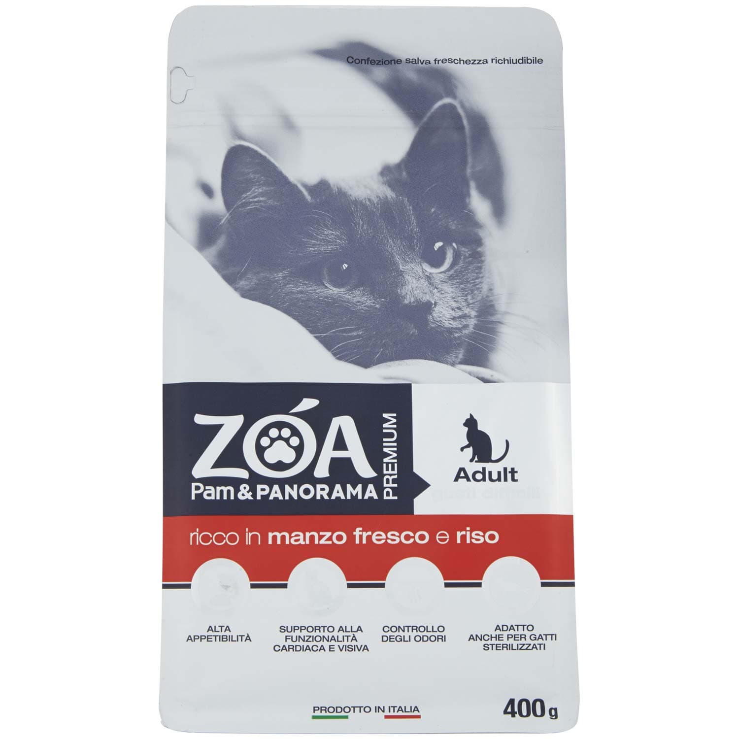 ZOA PREMIUM Adult gusti difficili ricco in manzo fresco e riso 400 g – immagine 3