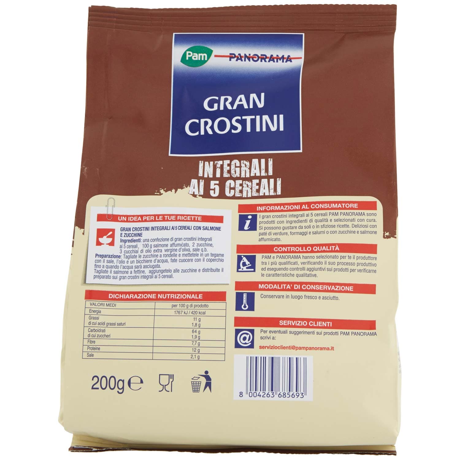 Granbon Crostini Integrali 200 g – immagine 5