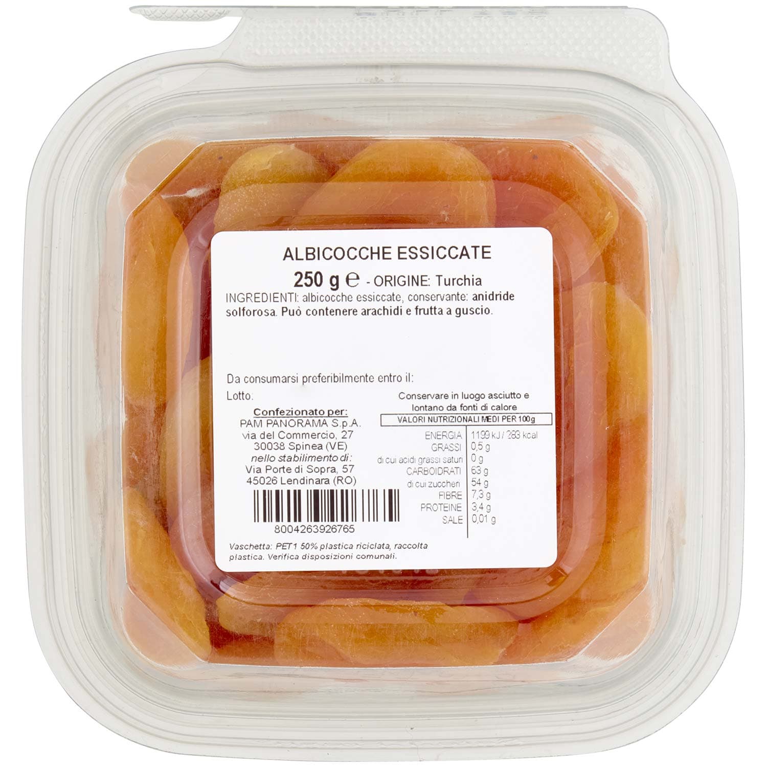 PAM Albicocche Morbide Disidratate 250 g – immagine 5