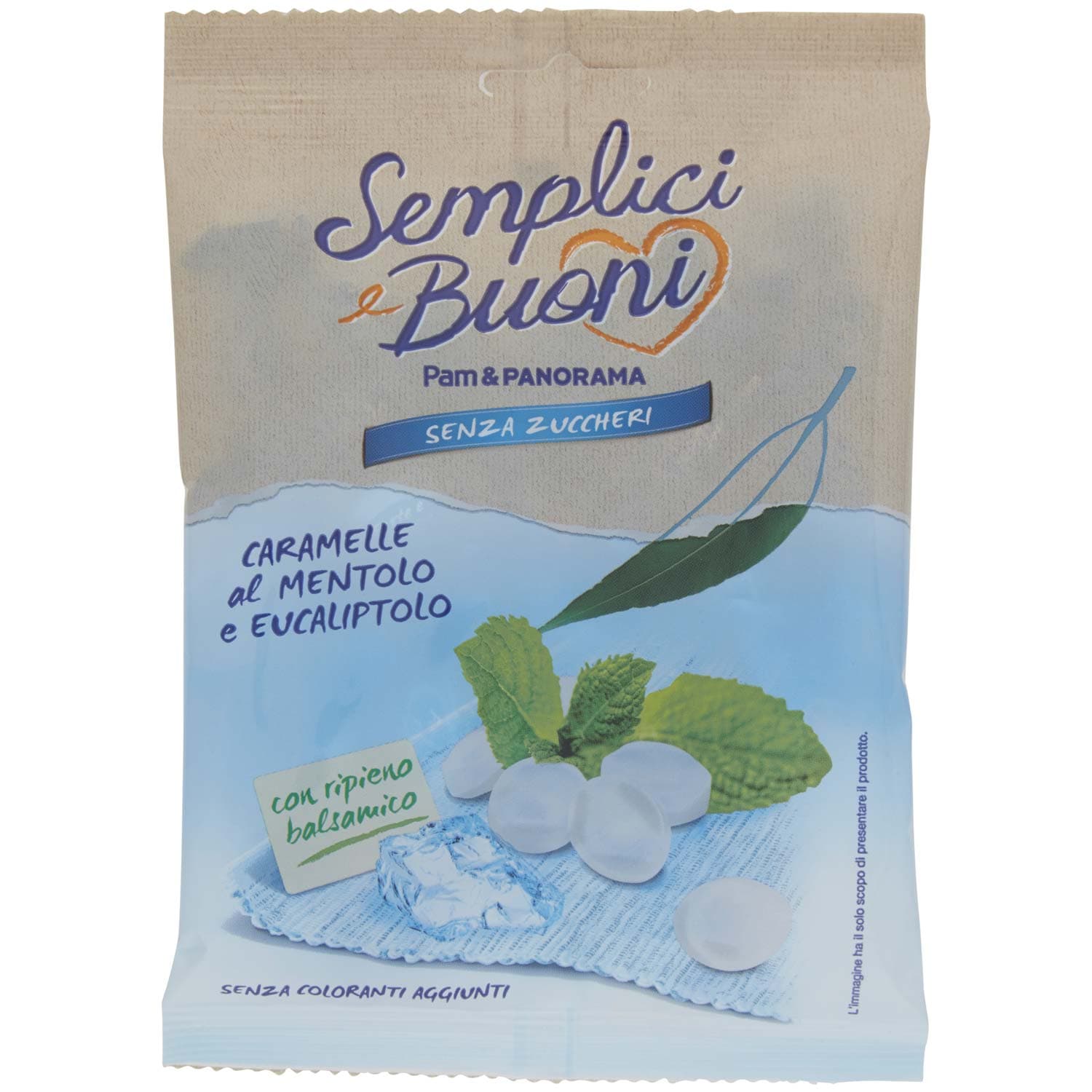 SEMPLICI E BUONI Senza Zuccheri Caramelle al Mentolo e Eucalipto 70 g – immagine 3