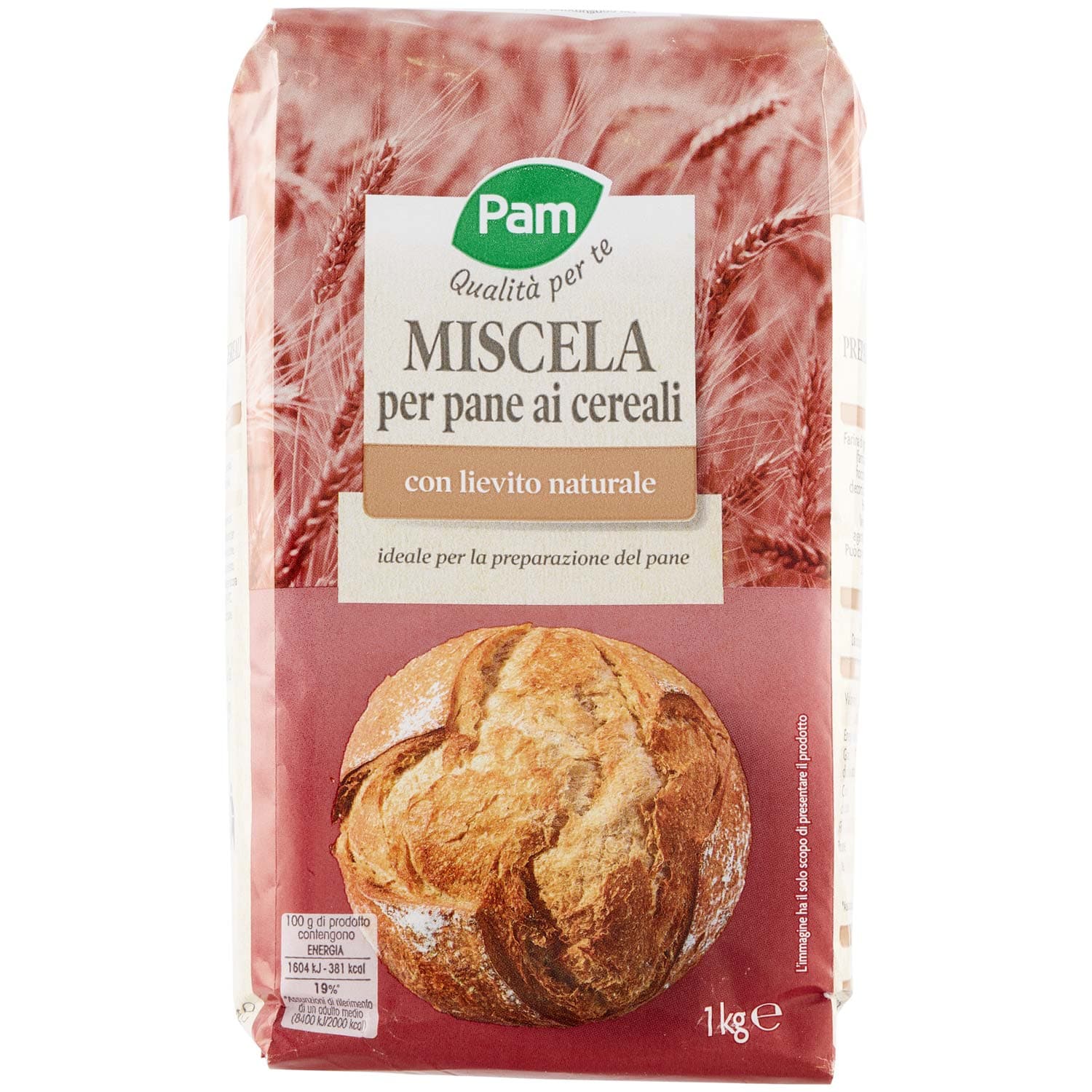 PAM PANORAMA Miscela per Pane ai Cereali 1 kg – immagine 3